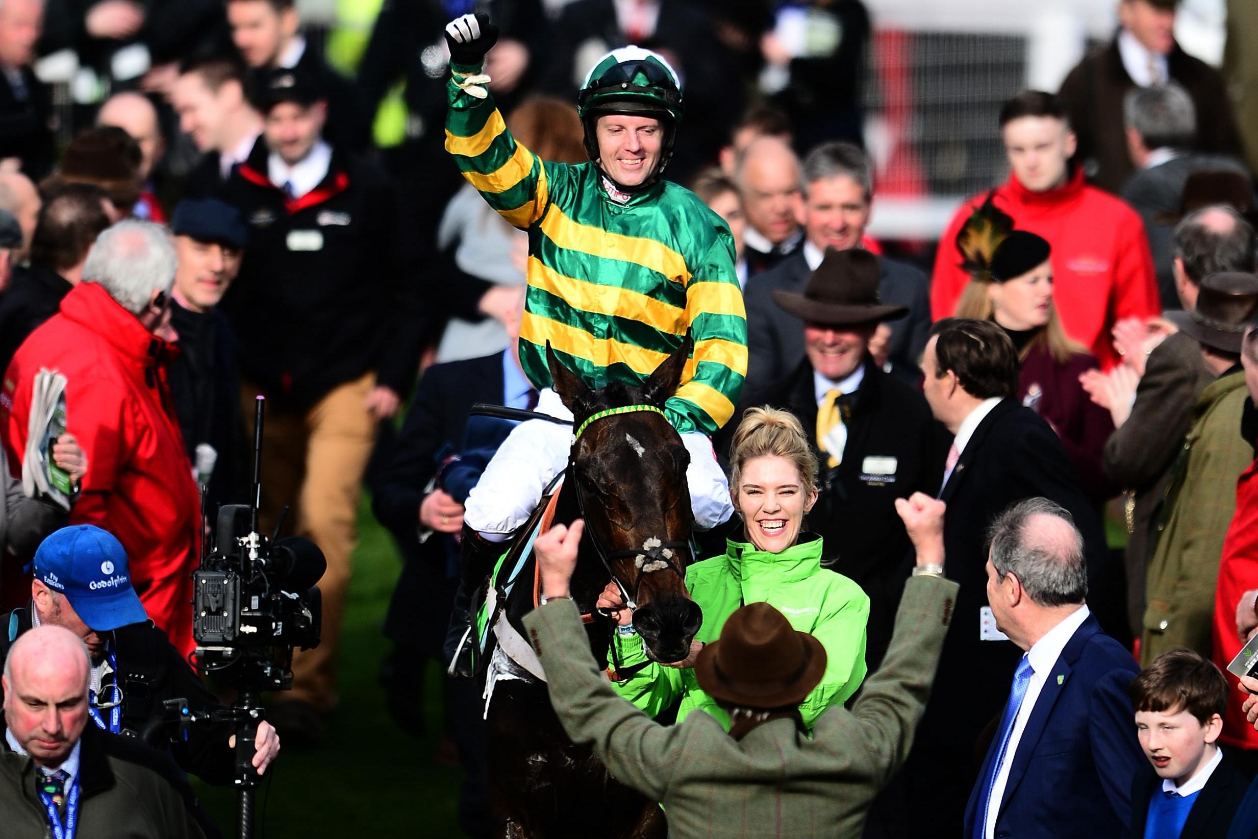 Buveur D'Air wins the Stan James Champion Hurdle at Cheltenham
