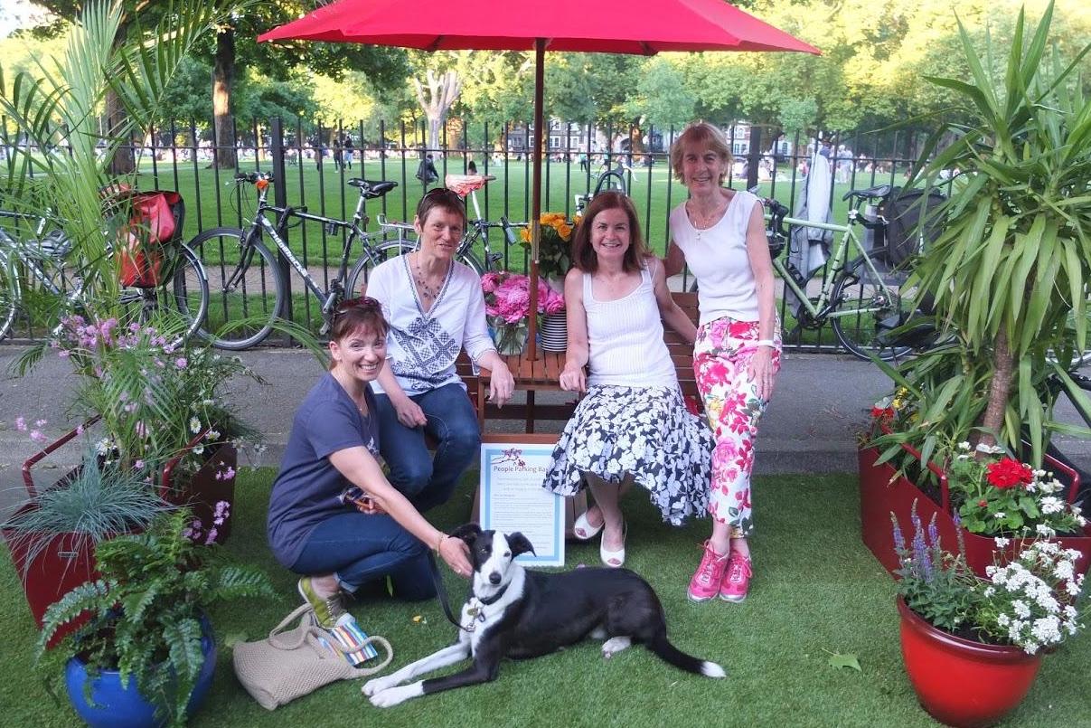 Hackney protester to remove parking bay garden after driver complains