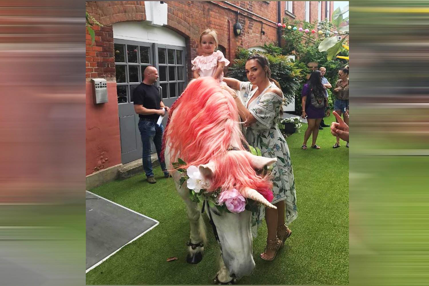 Tamara Ecclestone criticised for posting picture with 'unicorn' horse