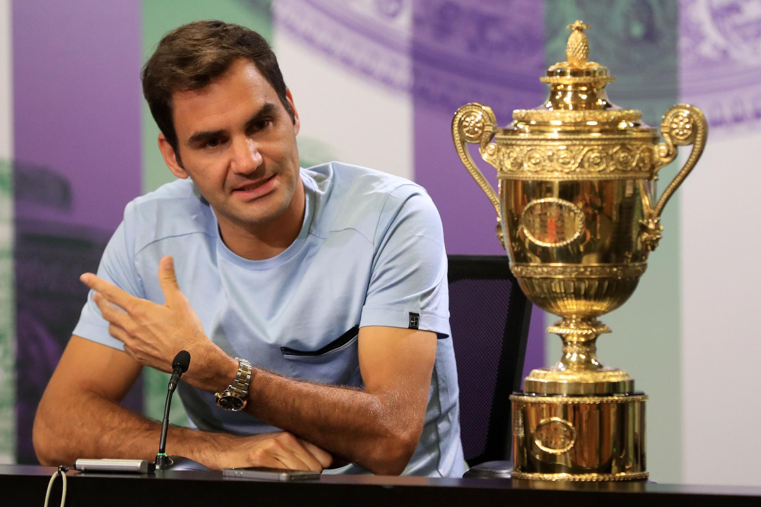 Federer won't set Grand Slam target after winning number 19