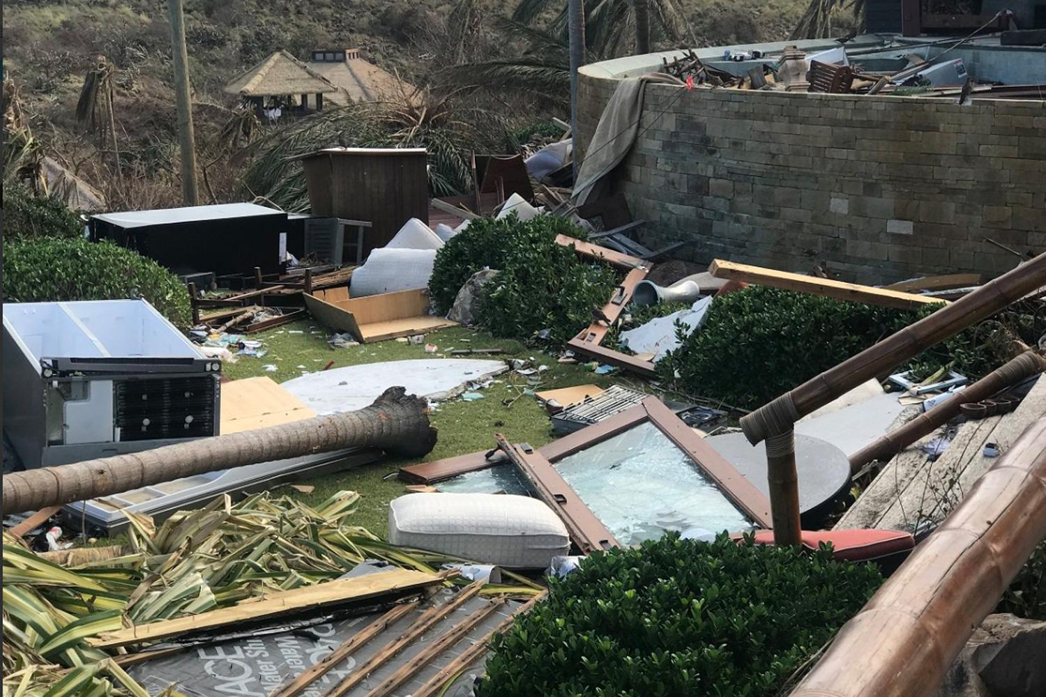 Branson reveals devastation caused by Irma to his Necker Island home