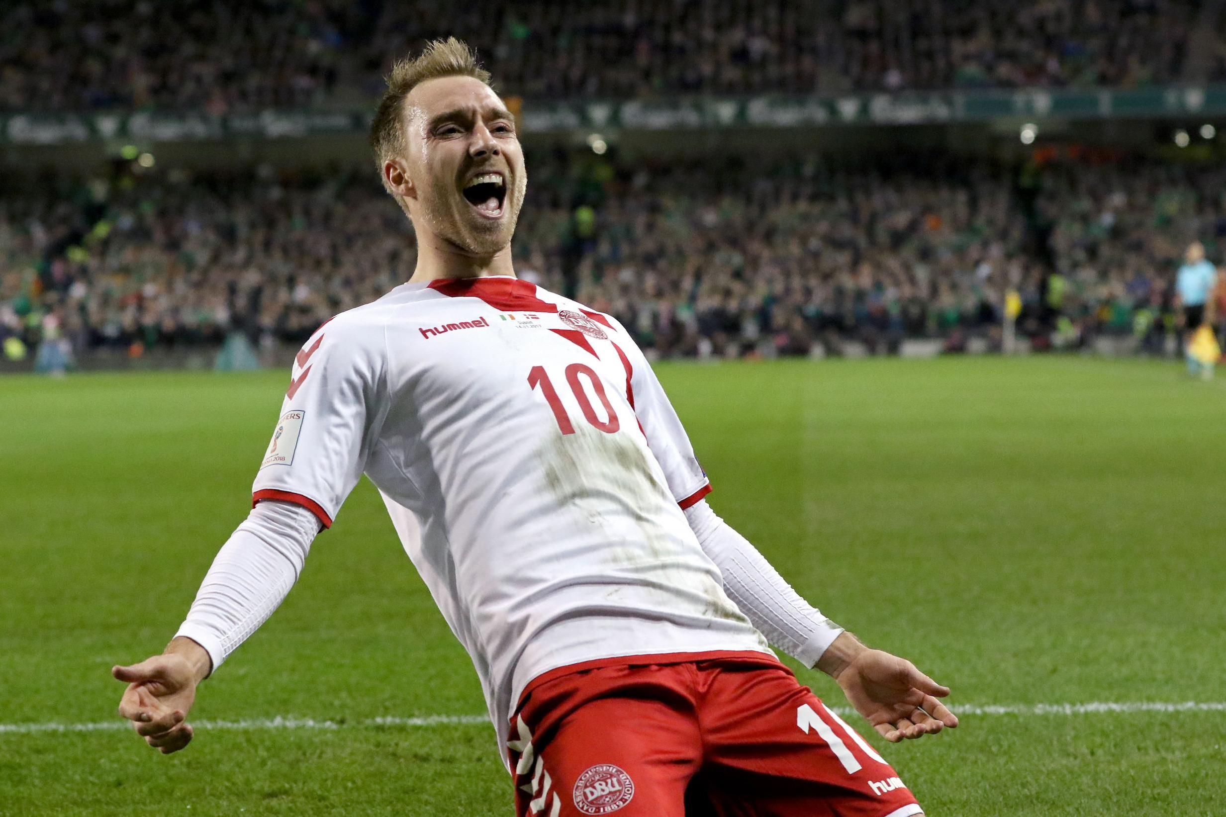 Eriksen hails life-changing hat-trick to send Denmark to World Cup