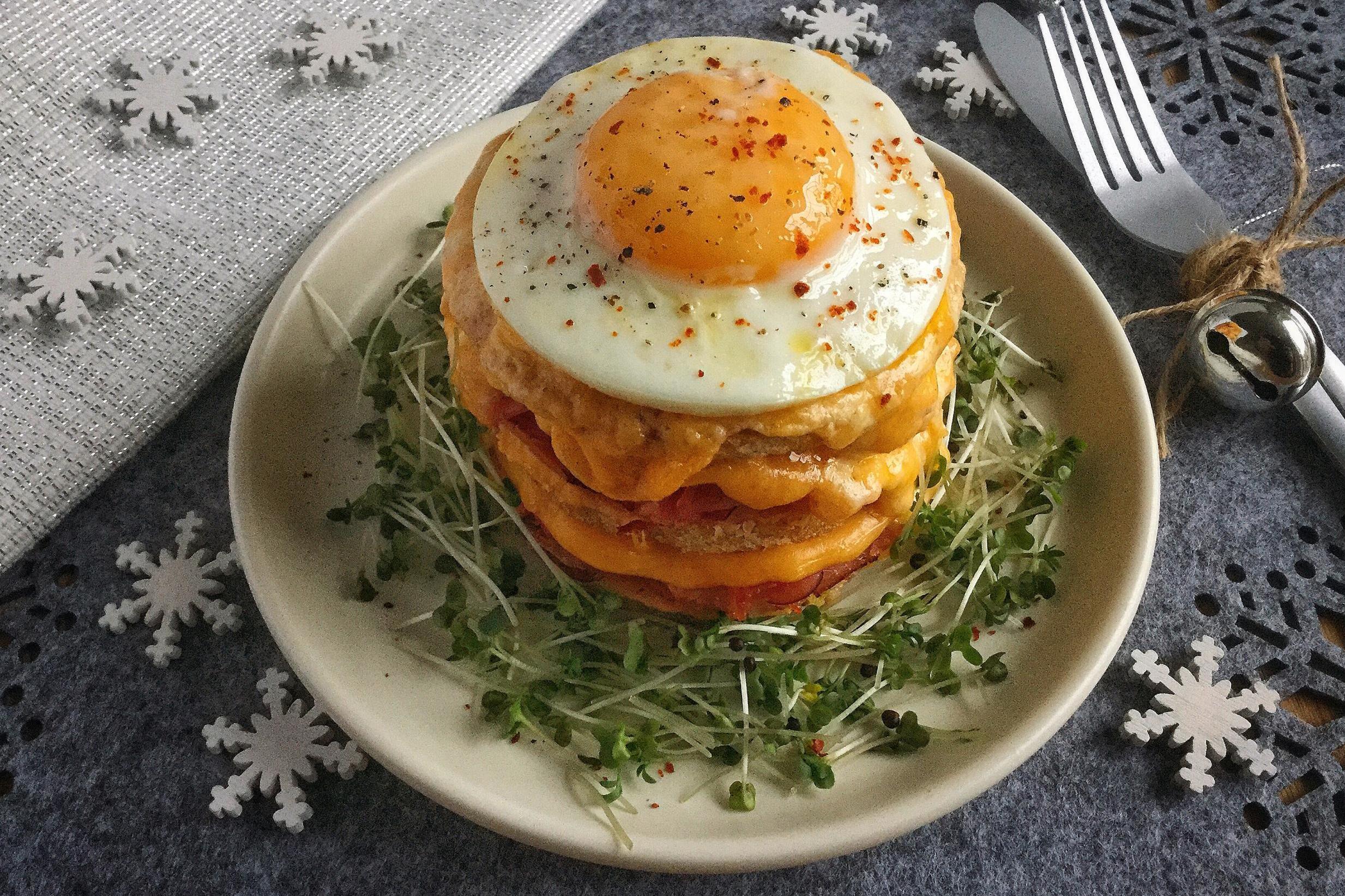 How to make a mini Croque Madame
