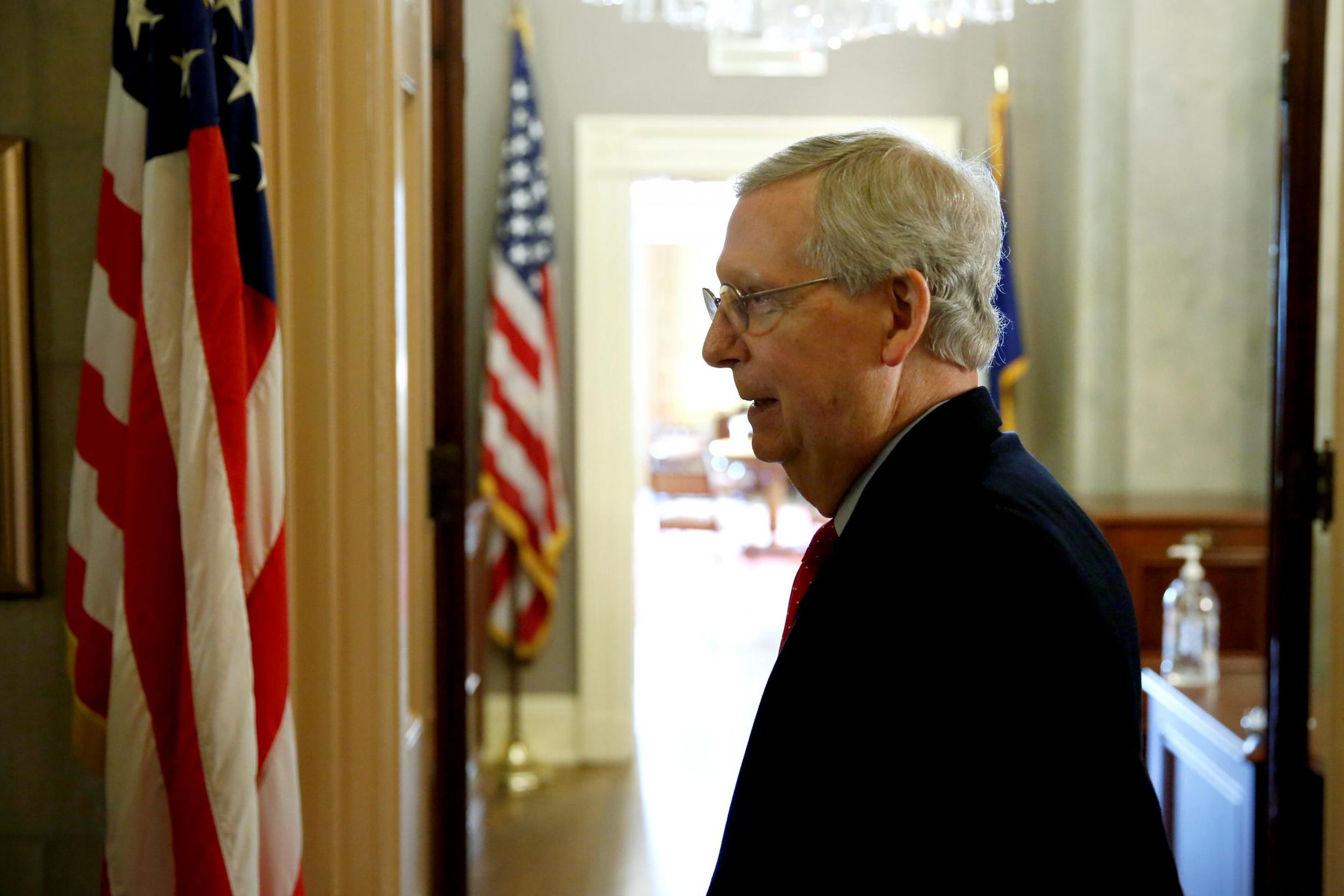 Donald Trump in blistering attack on Republican Mitch McConnell: ‘Dour, sullen and unsmiling political hack’