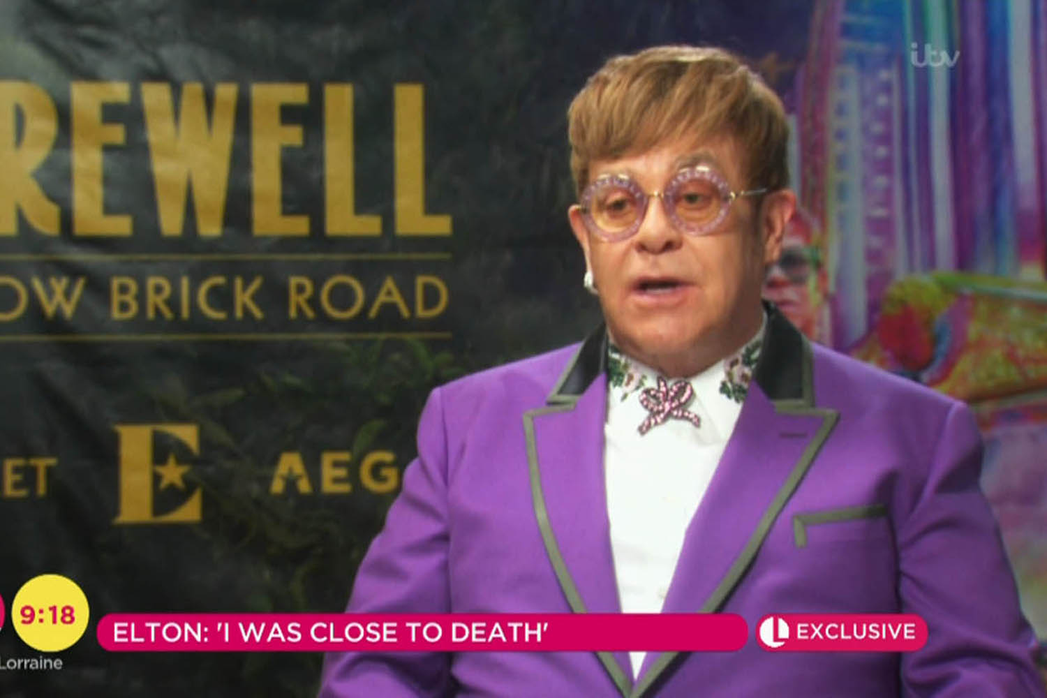 ‘I was very, very close to death’: Sir Elton John reveals
