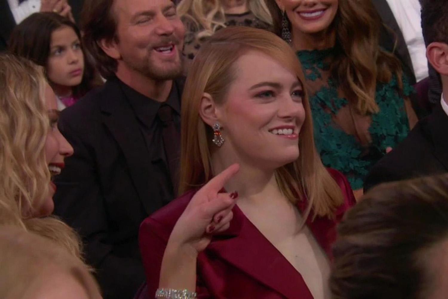 Watch Jennifer Lawrence roast Emma Stone over epic Oscars blunder