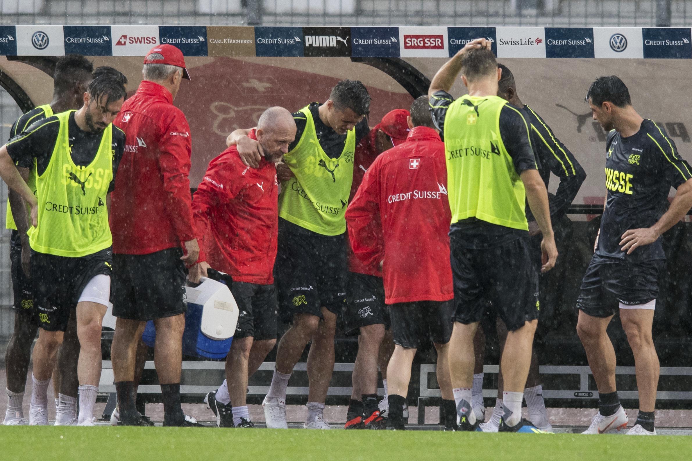 Xhaka 'very relieved' to avoid major injury in training ground clash