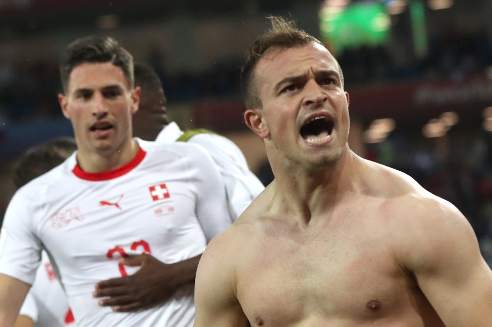 Serbia 1-2 Switzerland: Shaqiri completes Swiss comeback