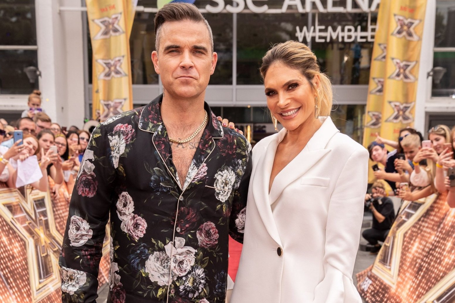 Ayda and Robbie Williams vow to stop eating cake after over-indulging 