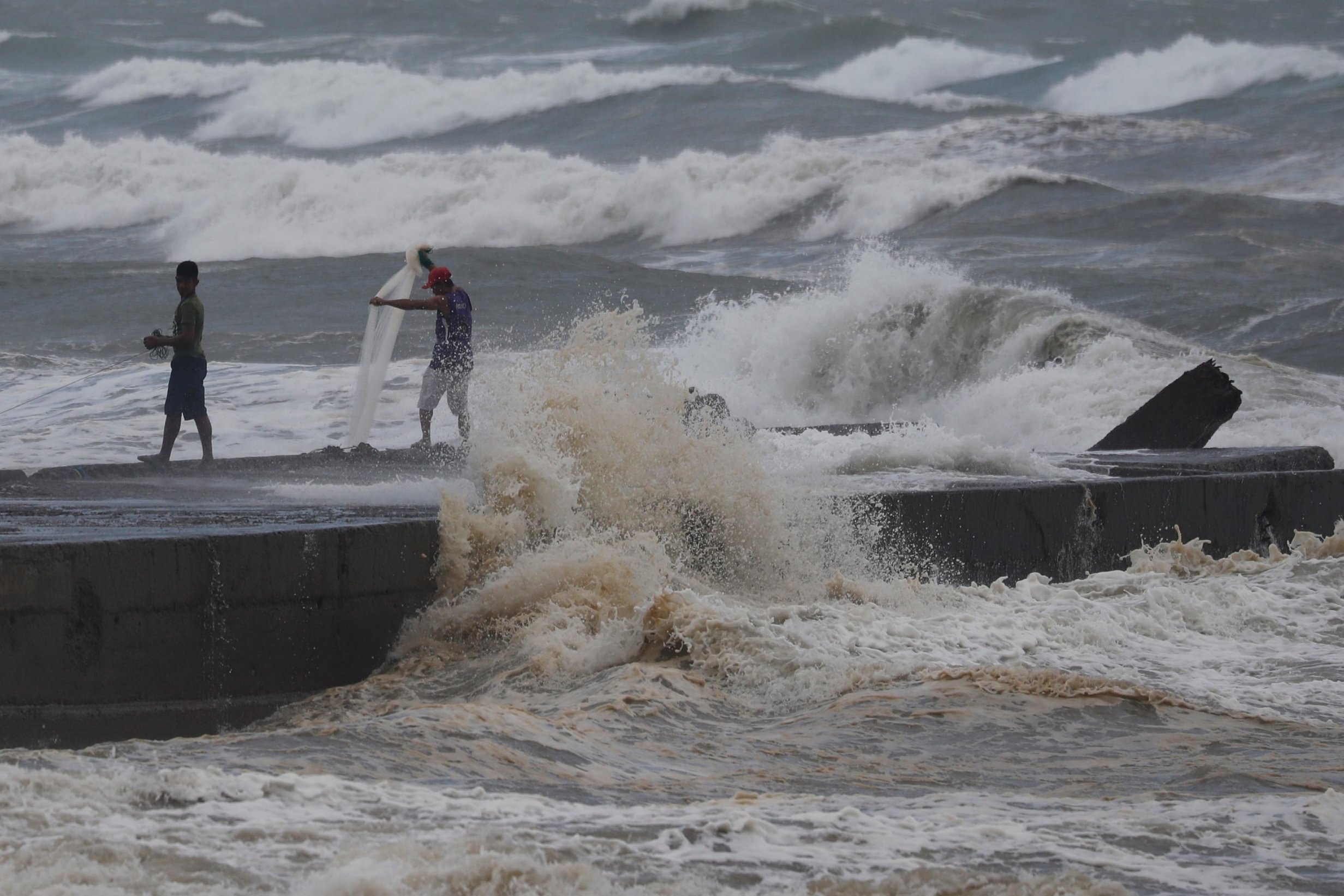 Typhoon Mangkhut has made landfall on the coast of the Philippines