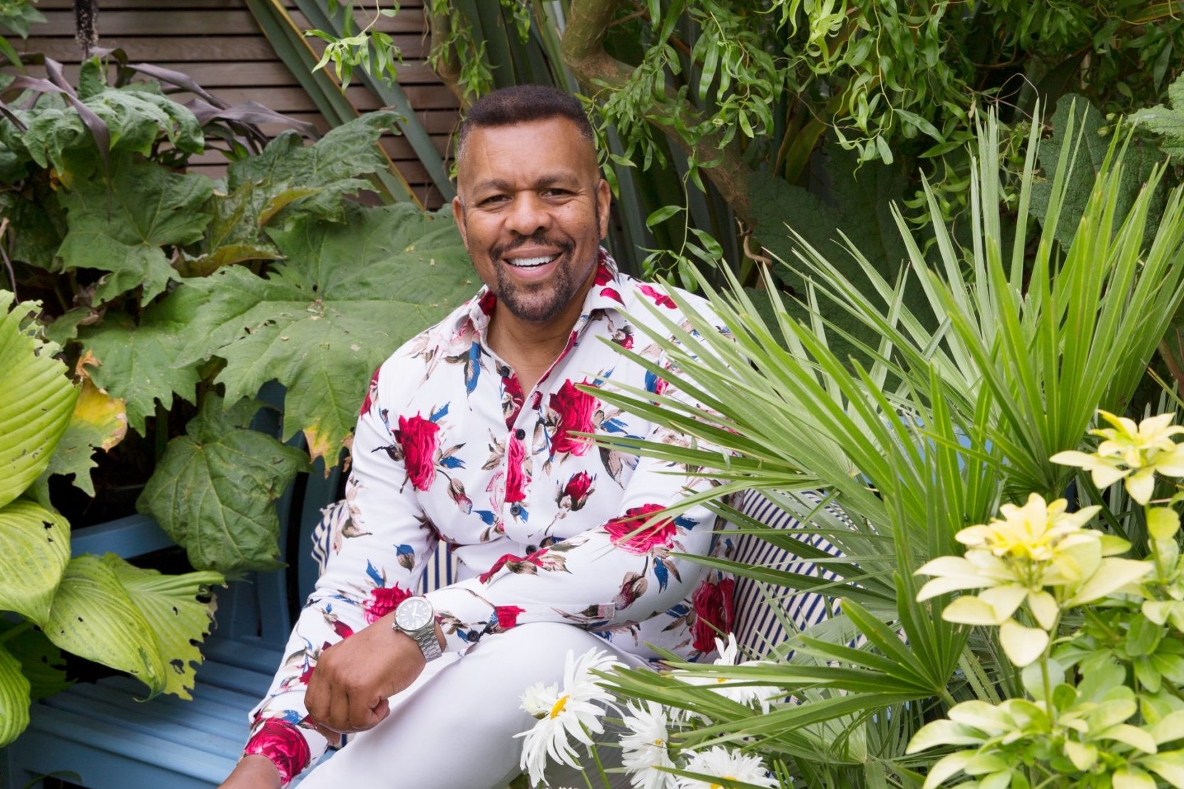NHS chief’s backyard of skip-rescued plants wins Garden of the Year