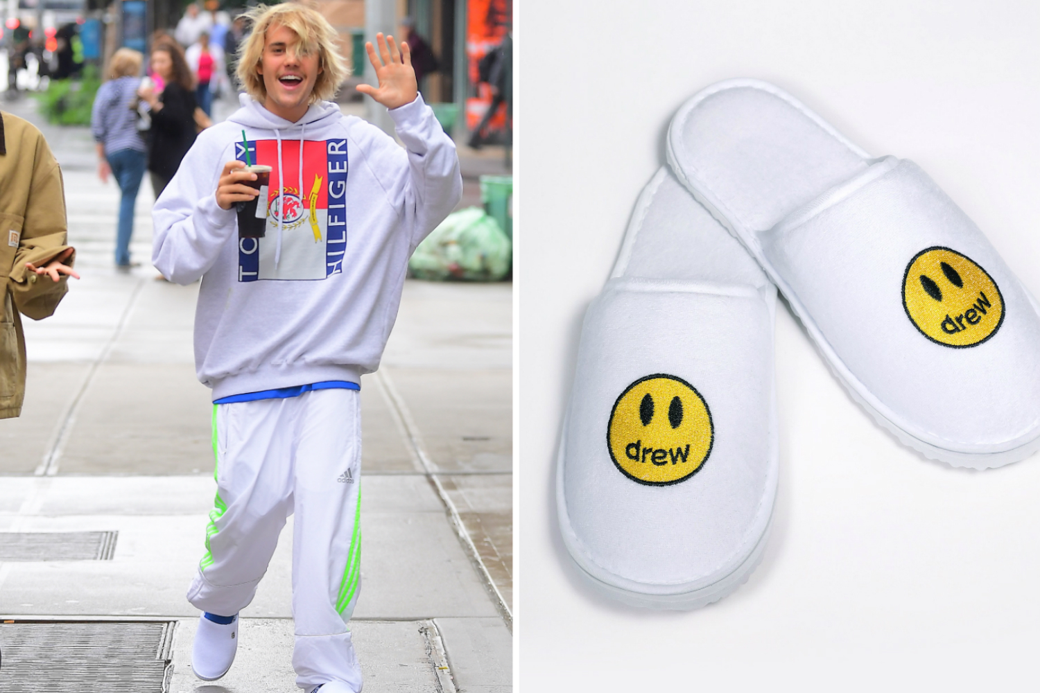 Justin Bieber wants more men to wear house slippers 