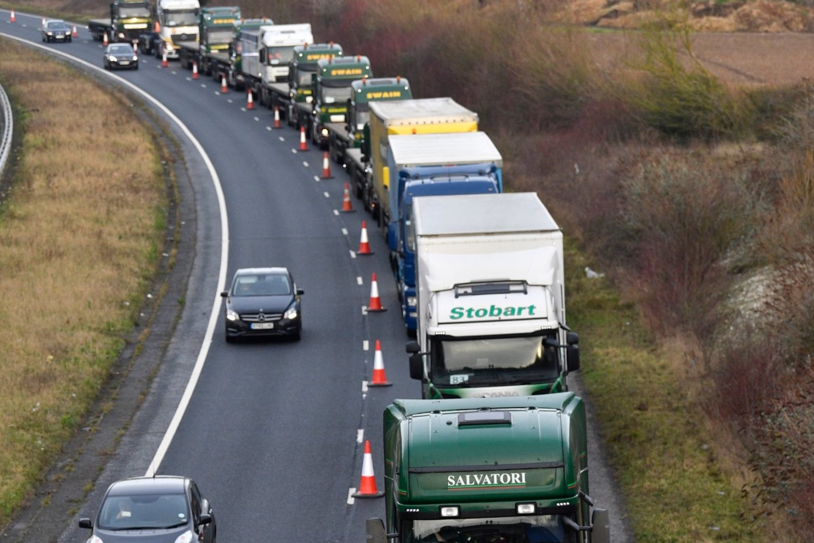 20 miles of major motorway could be closed in event of no-deal Brexit