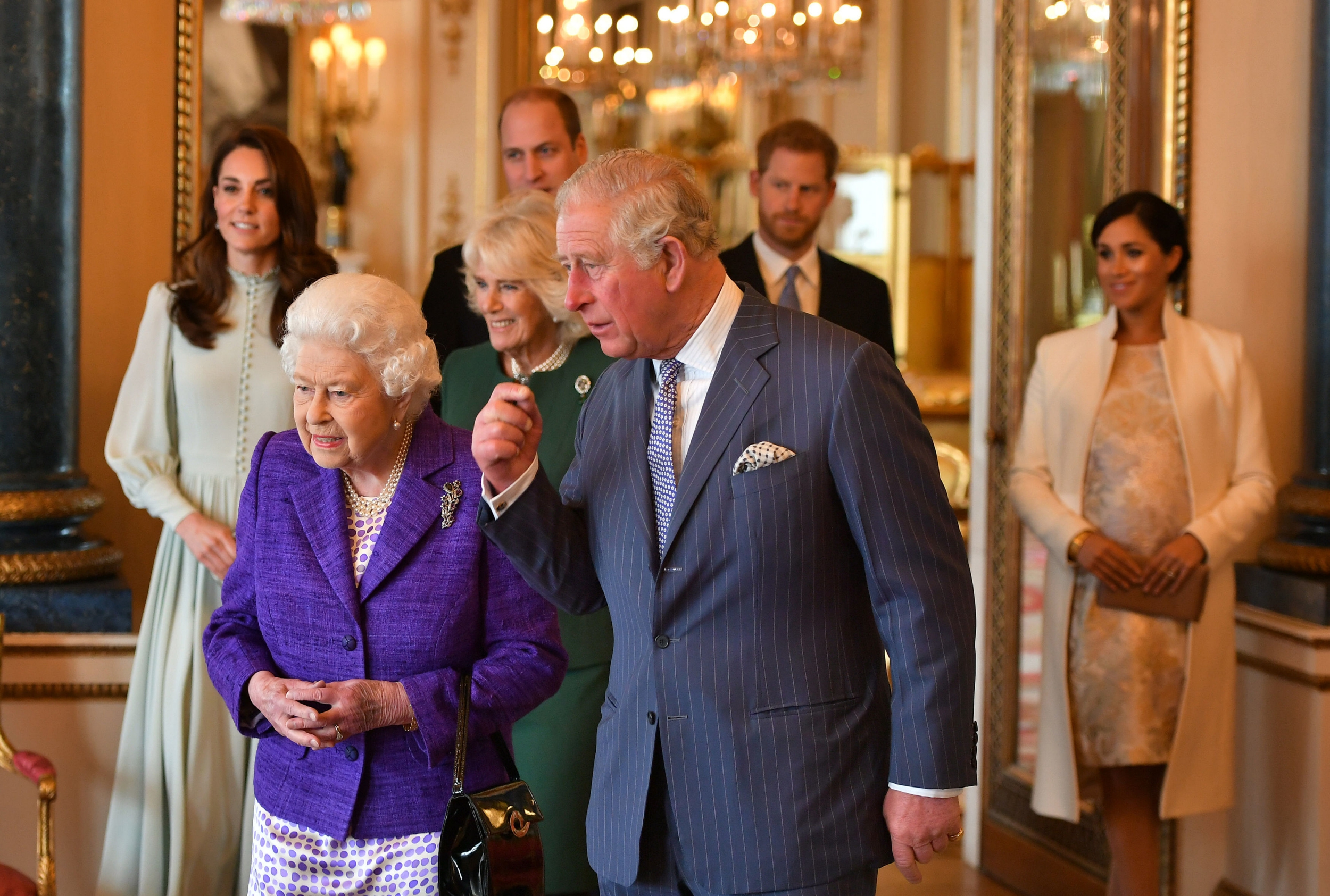 Royals including William, Harry, Kate and Meghan unite to mark Charles' 50 years as Prince of Wales