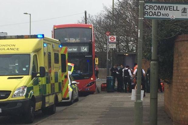 Boy, 17, arrested as teen fights for life after stabbing on London bus