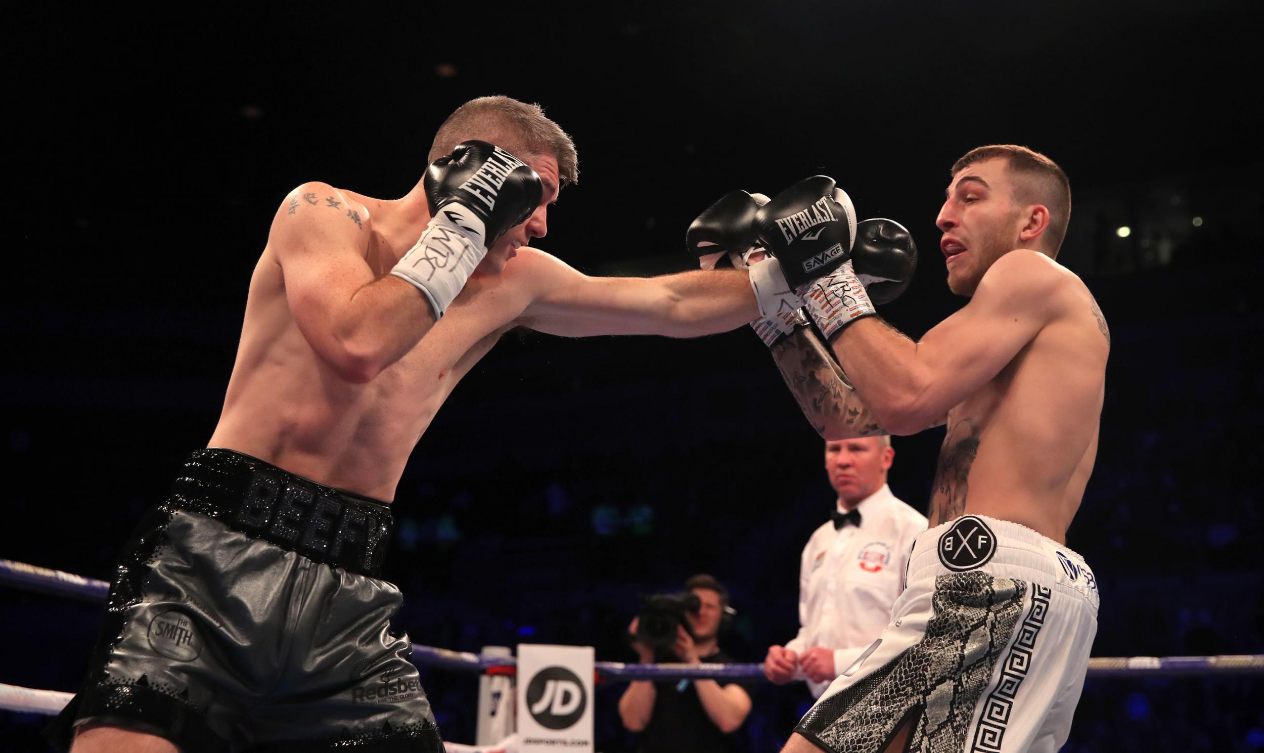 Liam Smith ruthlessly stops Sam Eggington in the fifth round 