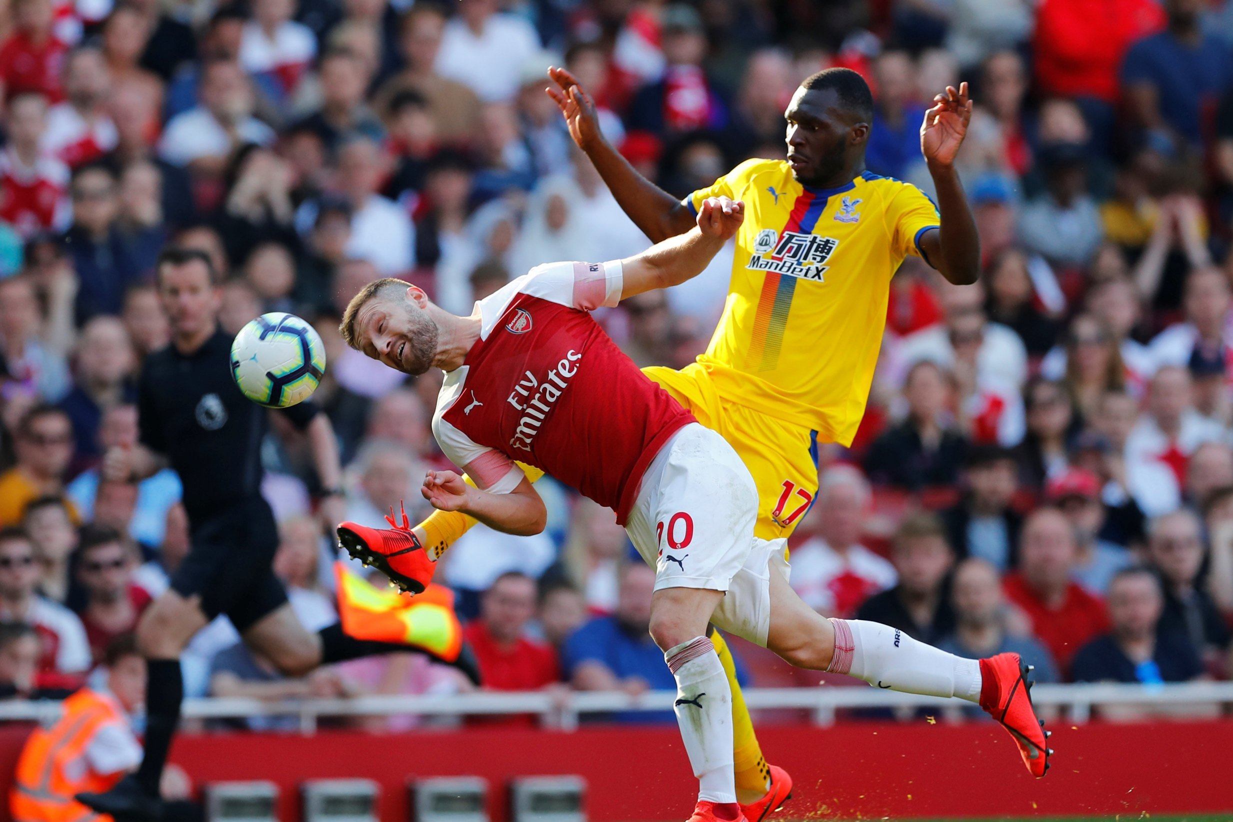 Emery defends Mustafi after horror show dents top-four hopes