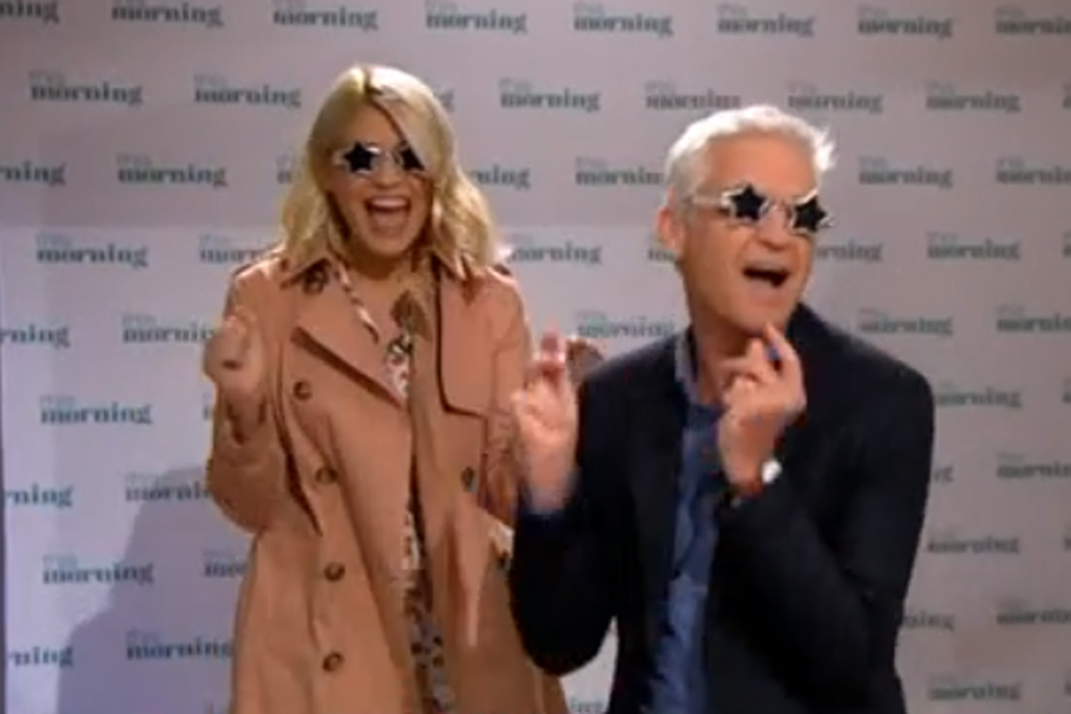 Holly and Phil in hysterics as they fool hundreds with fake Sir Elton