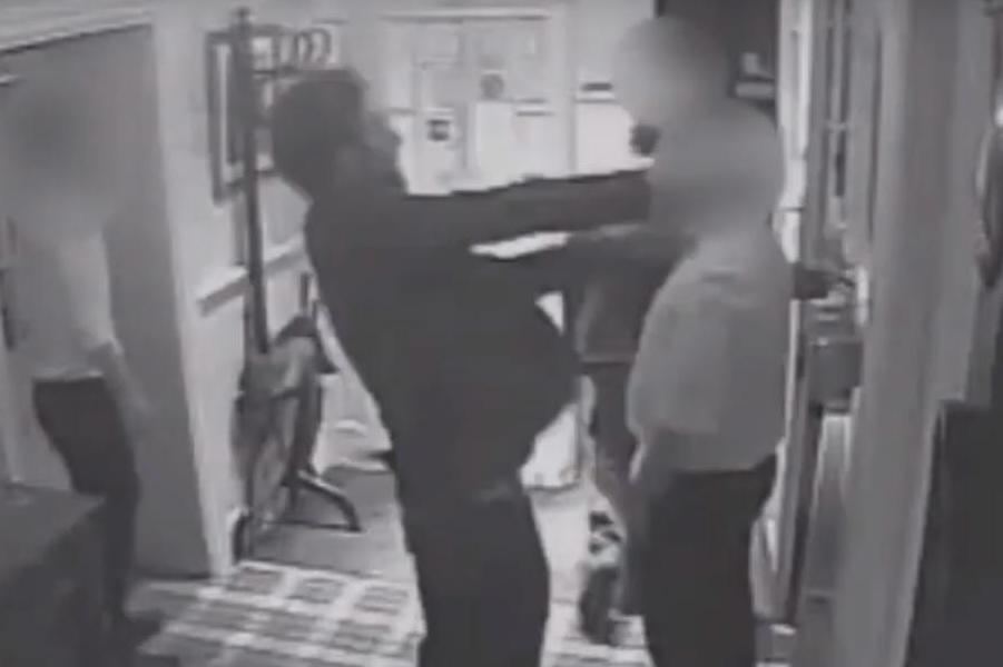 Shocking moment speedboat killer Shepherd bottles war veteran