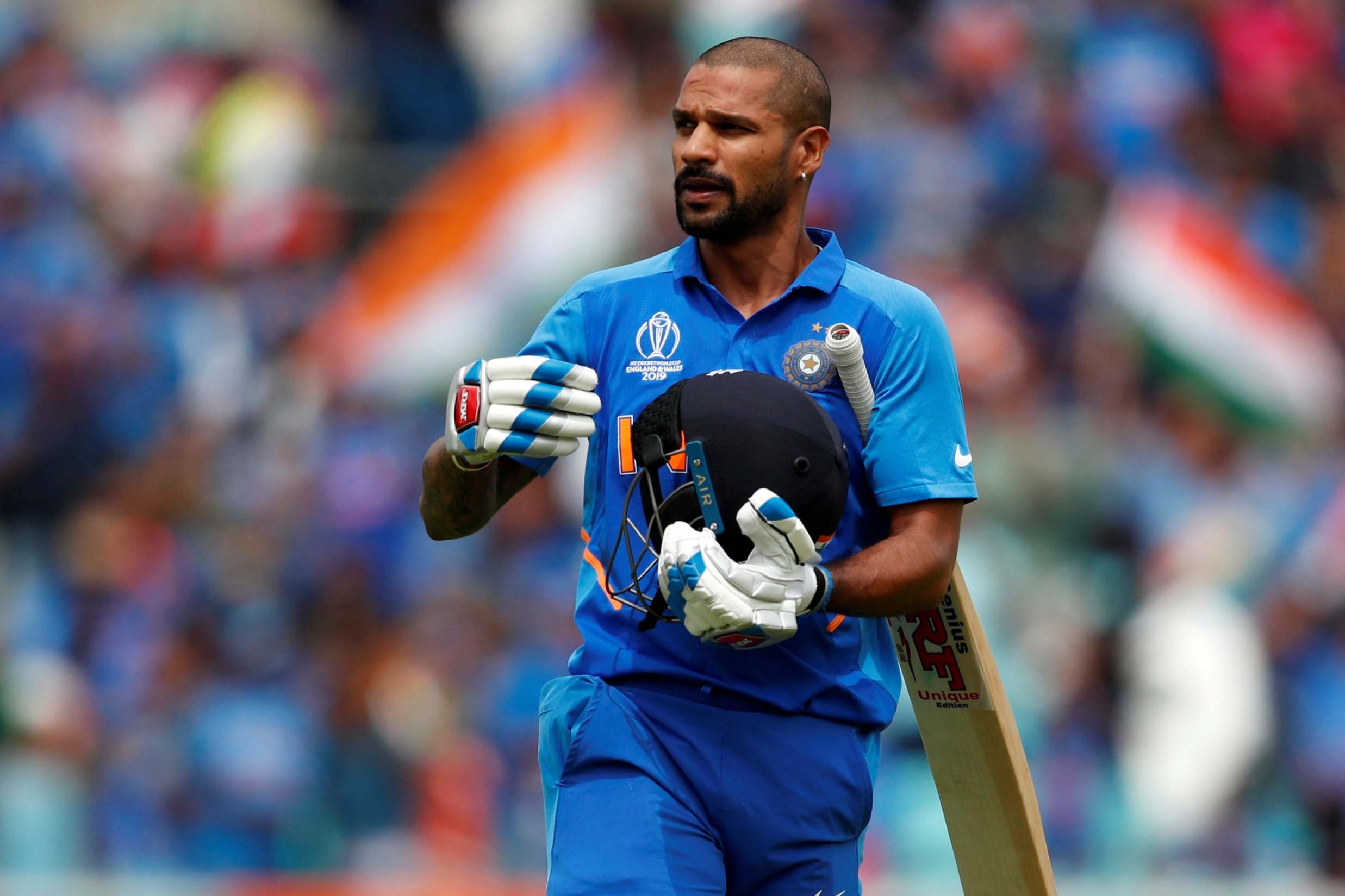 Dhawan ruled out of Cricket World Cup as Pant gets call-up