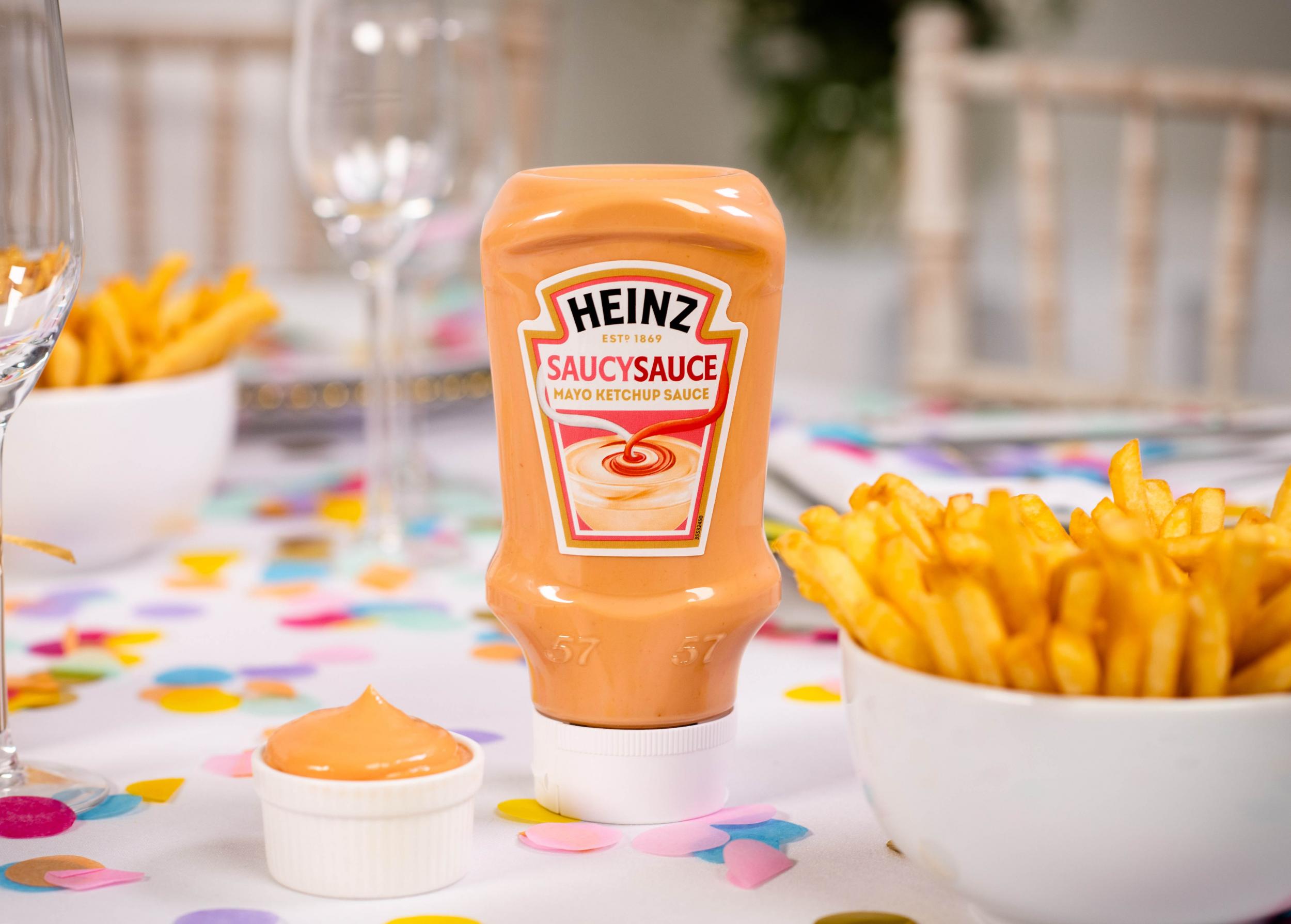 Heinz is launching a new MayoChup condiment in UK called Saucy Sauce 