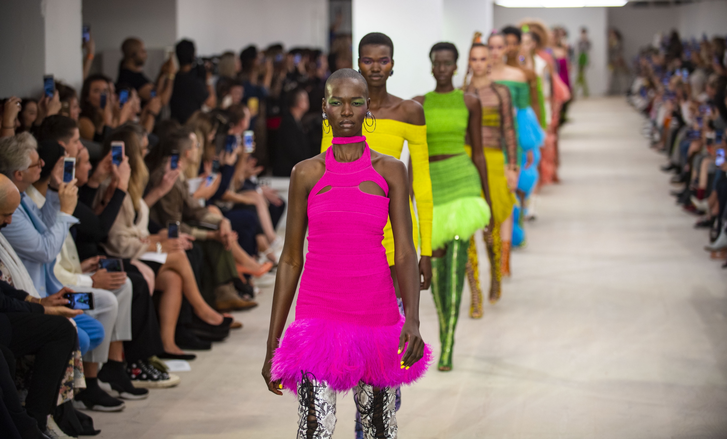 Funky fashion with a conscience at Mark Fast's LFW show