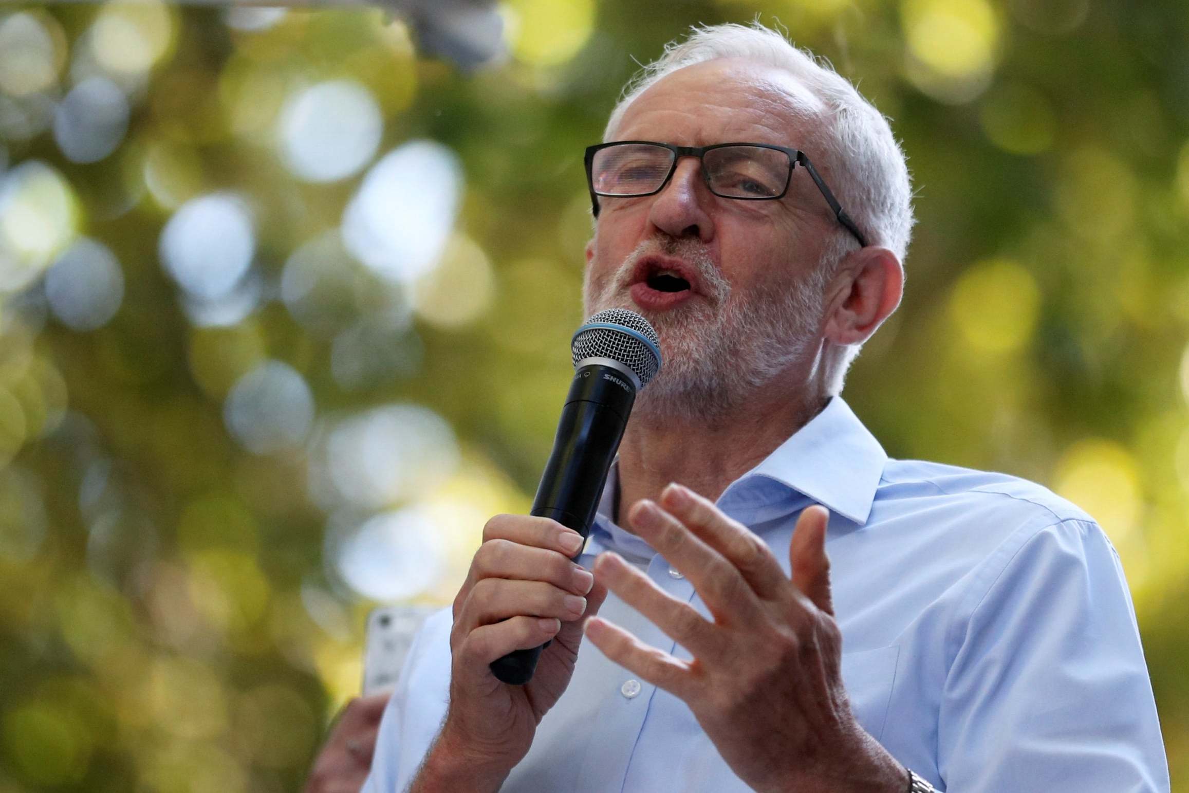 Corbyn blasts Donald Trump at massive climate rally - as it happened