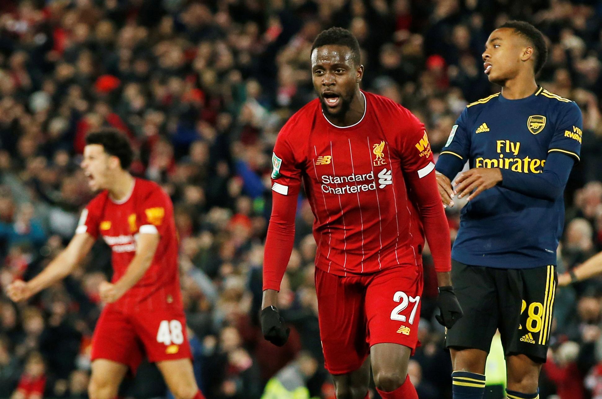 Liverpool win penalty shootout vs Arsenal after 5-5 draw at Anfield
