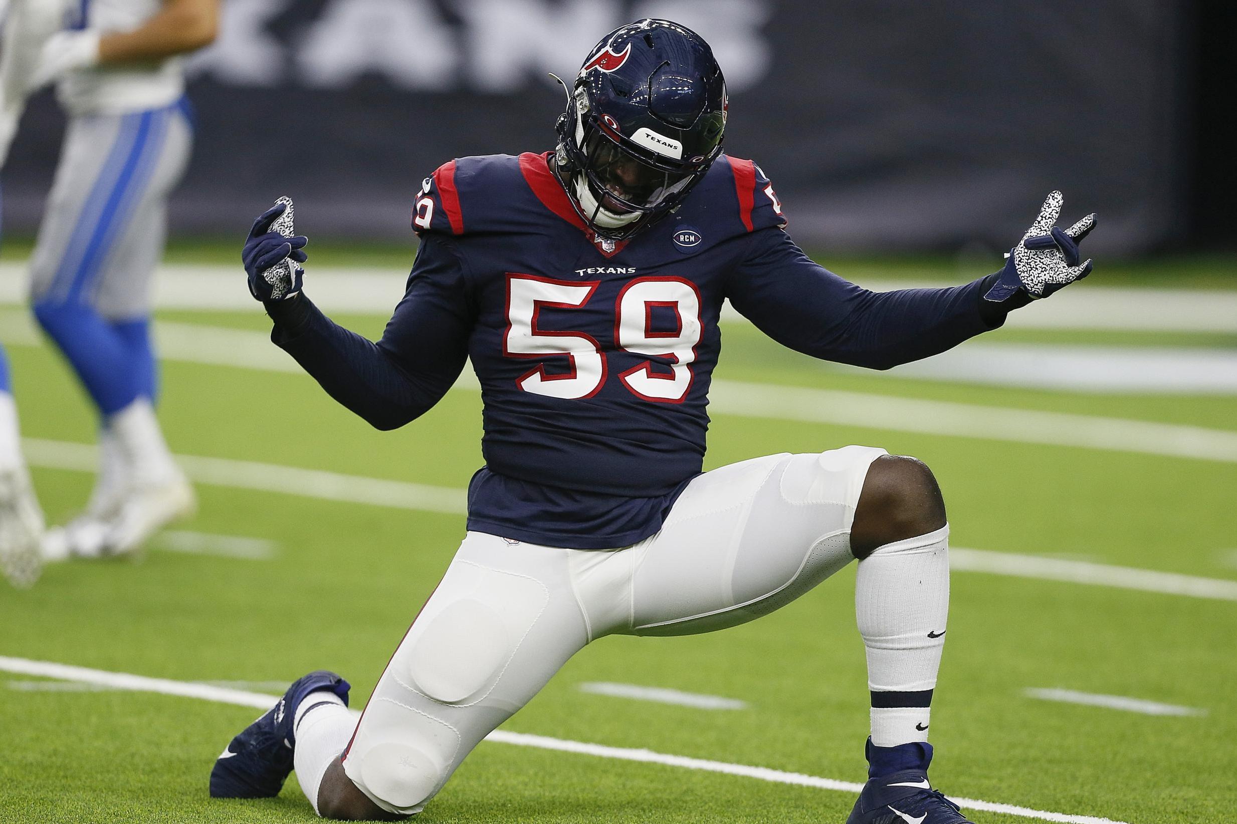 London-bound Texans stars record good luck message for England