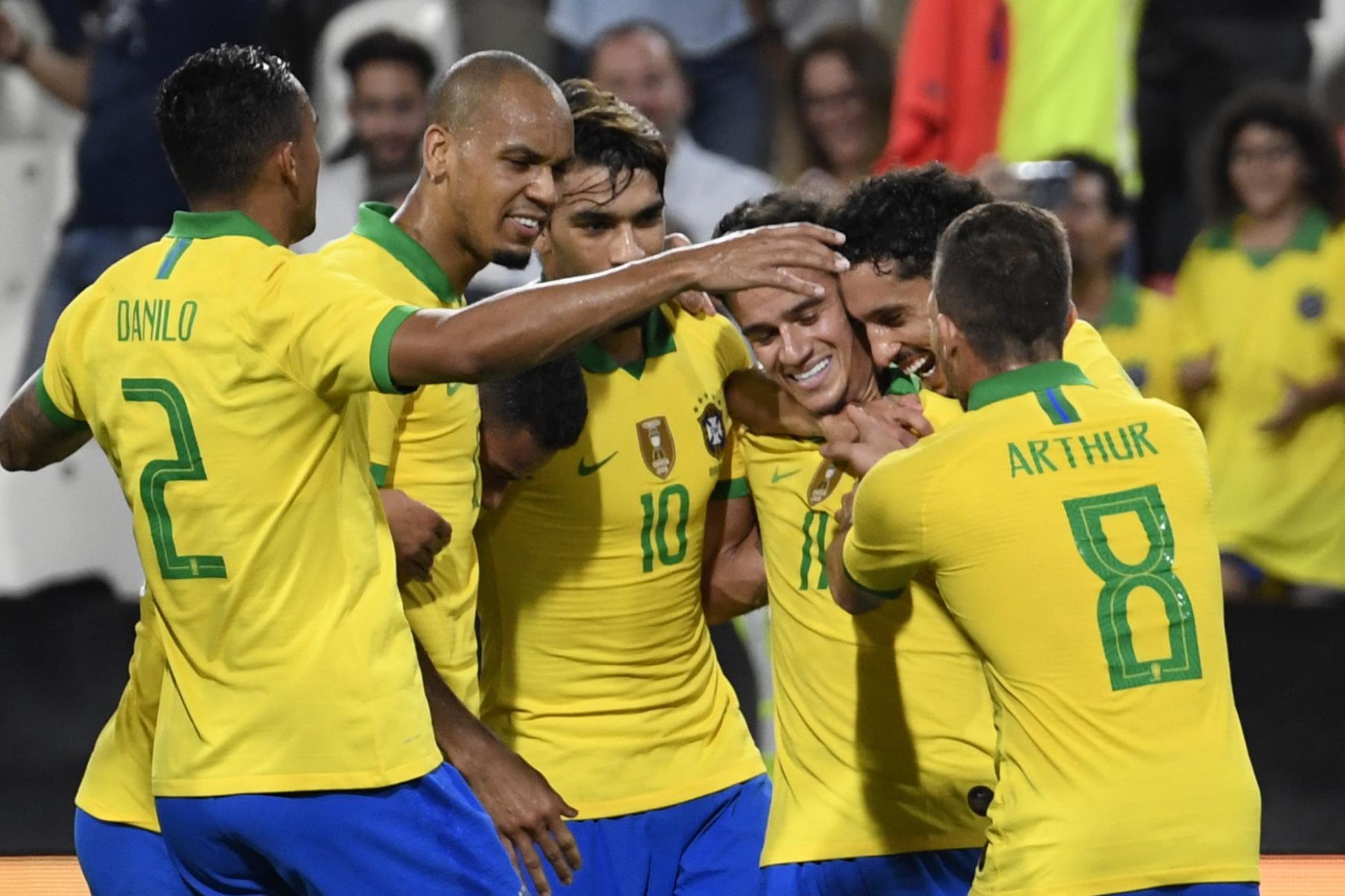 Brazil 3-0 South Korea: Coutinho on target to end Selecao winless run