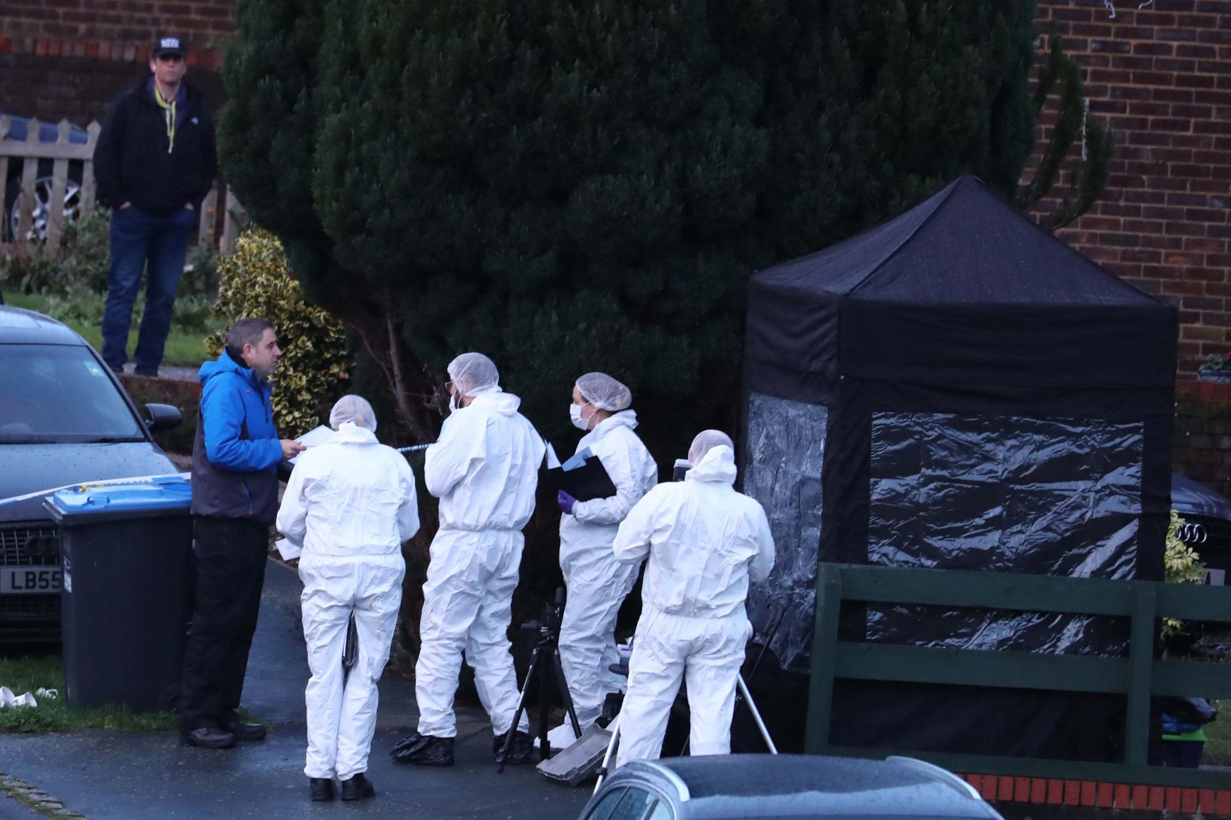 Man suspected of killing women in village 'very unstable' in hospital