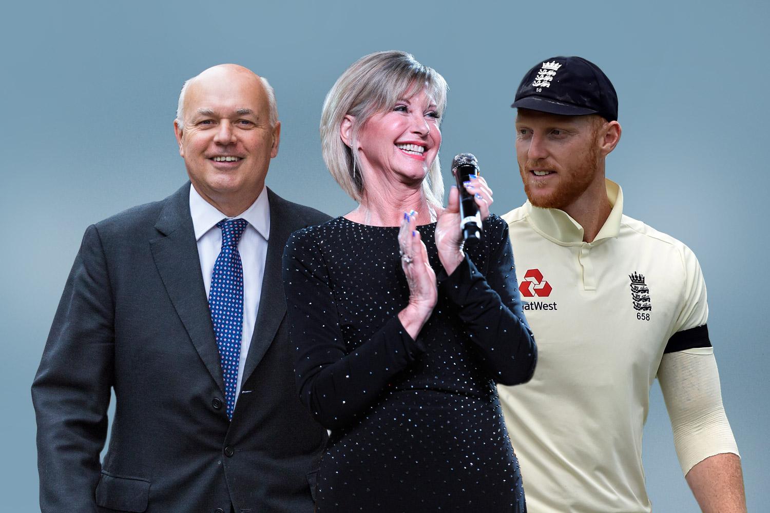 Duncan Smith, Newton-John and cricket heroes get New Year's honours