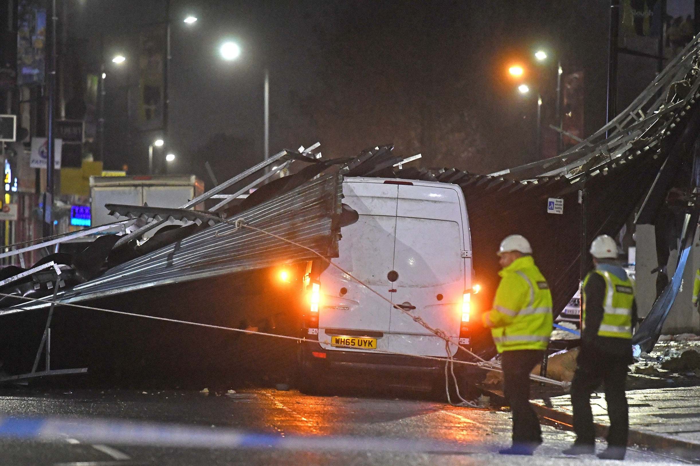 Man describes hair-raising moment roof crashed down onto Slough street