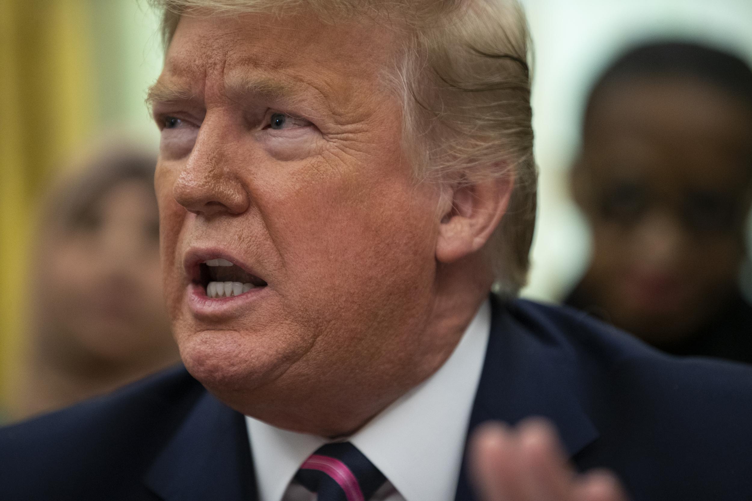 Trump slams impeachment trial saying he made 'a perfect phone call'