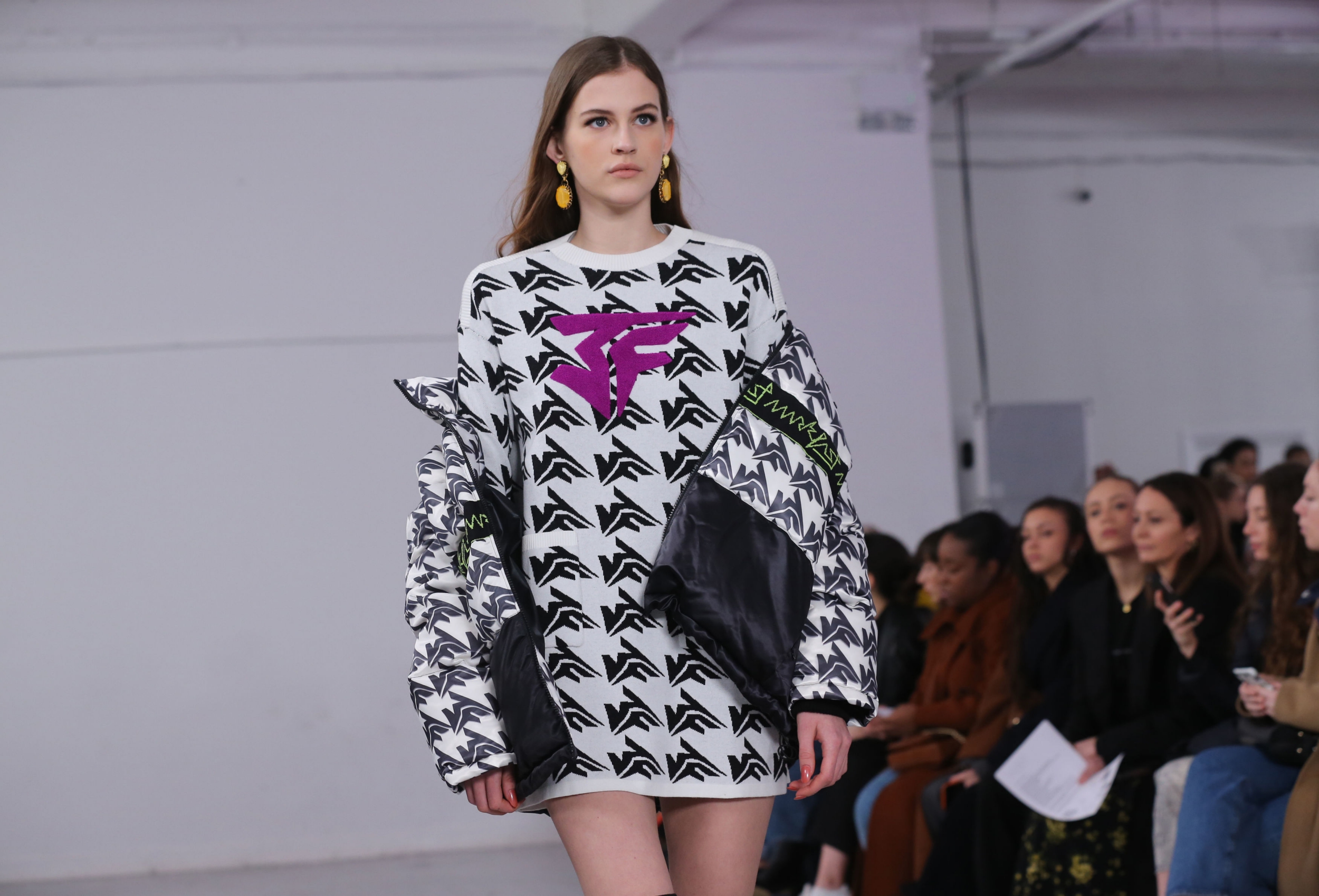 Mark Fast's AW20 show was an homage to the Swinging Sixties