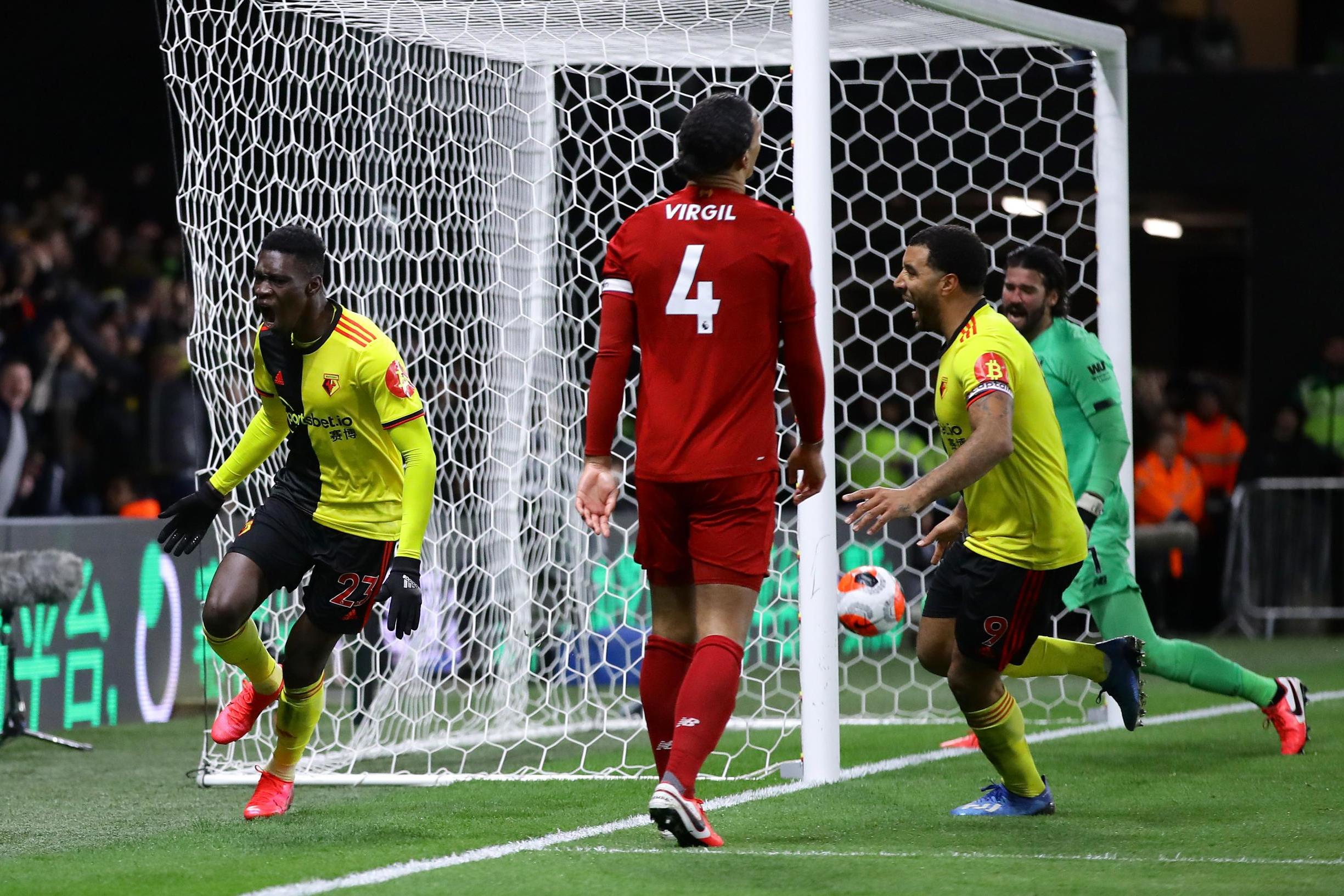 Watford stun 'unbeatable' Liverpool with thumping 3-0 win