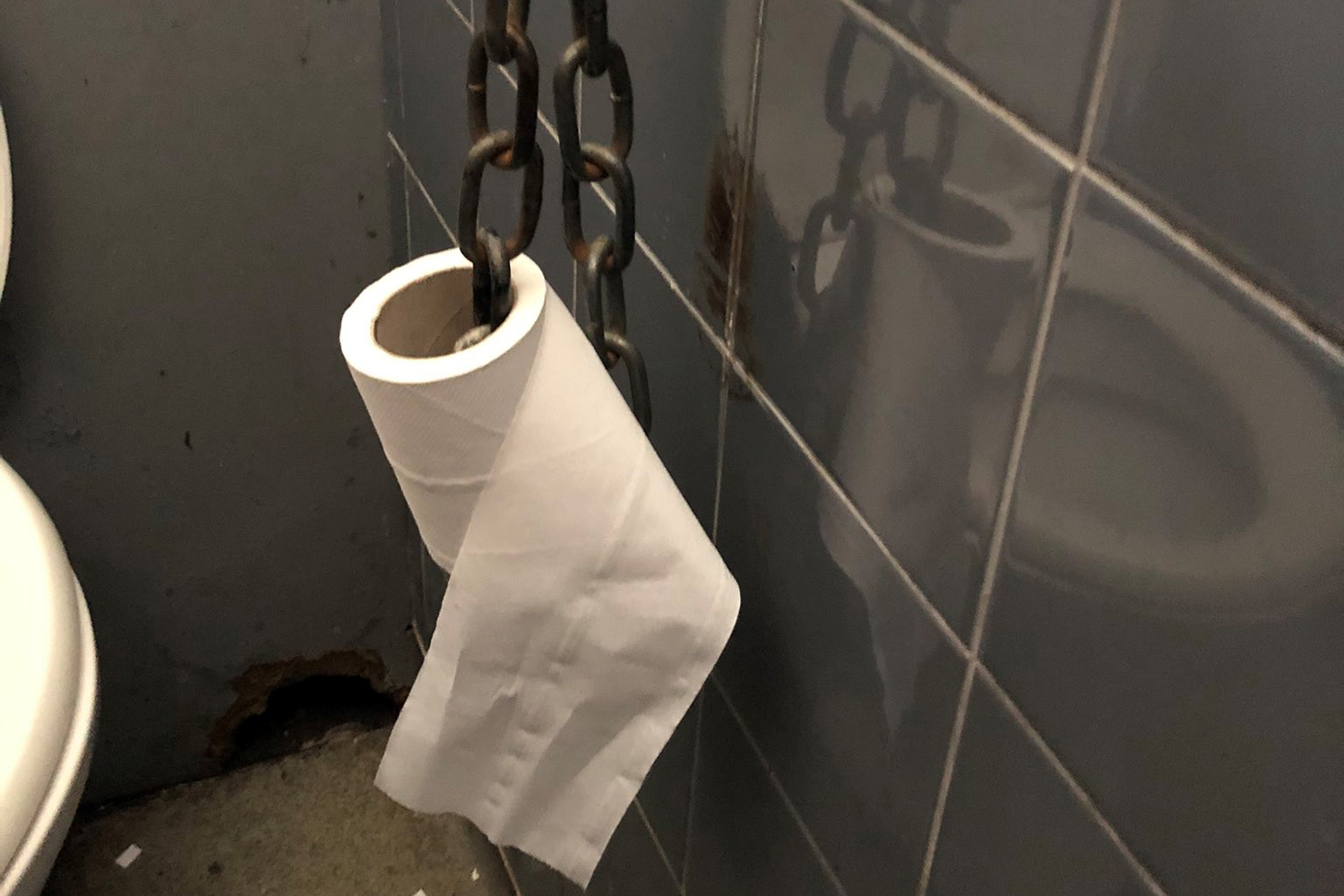 Loo rolls go under lock and key at London park