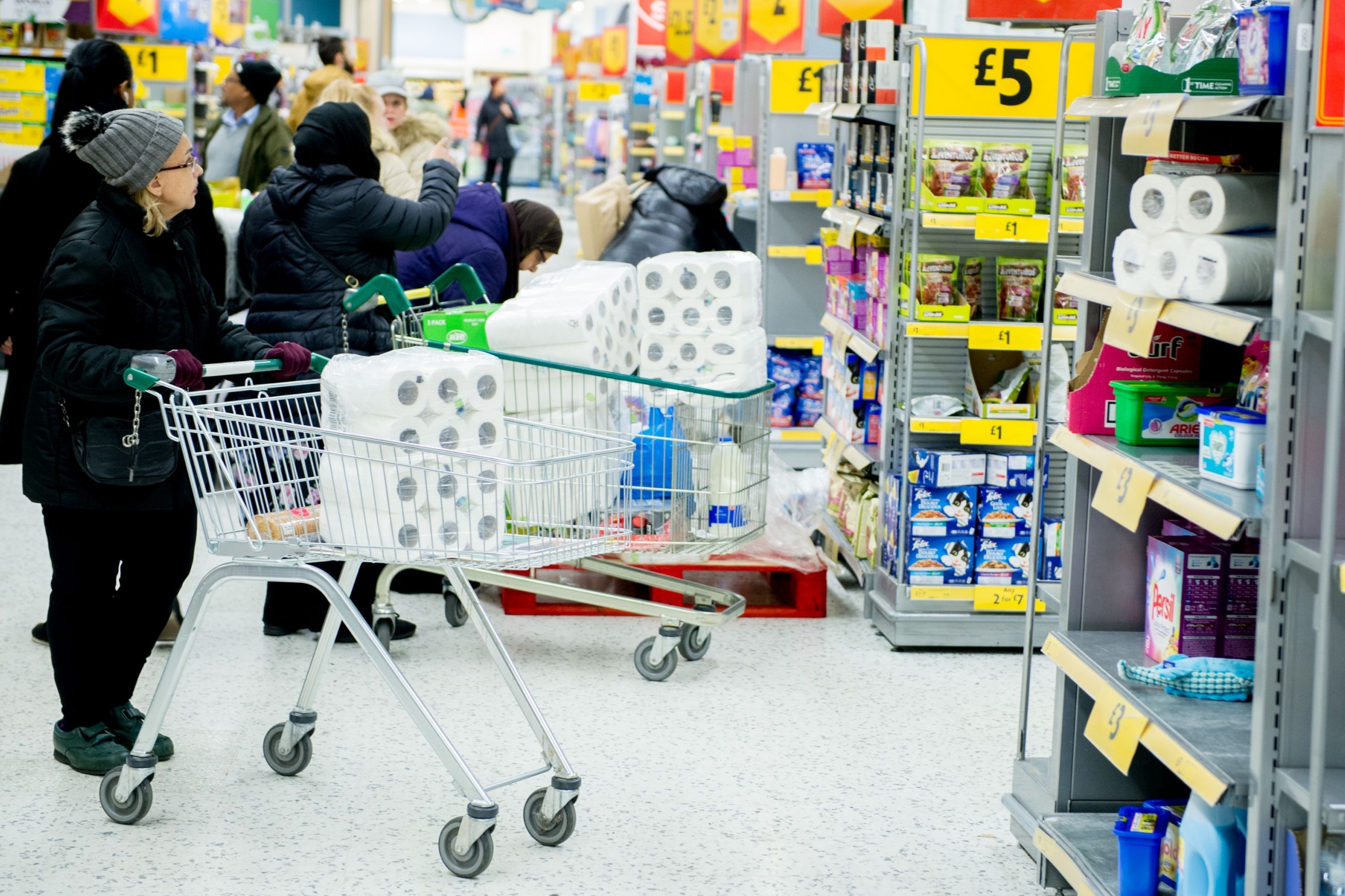 Morrisons retail sales jump 5% as Britons stockpile for Covid-19