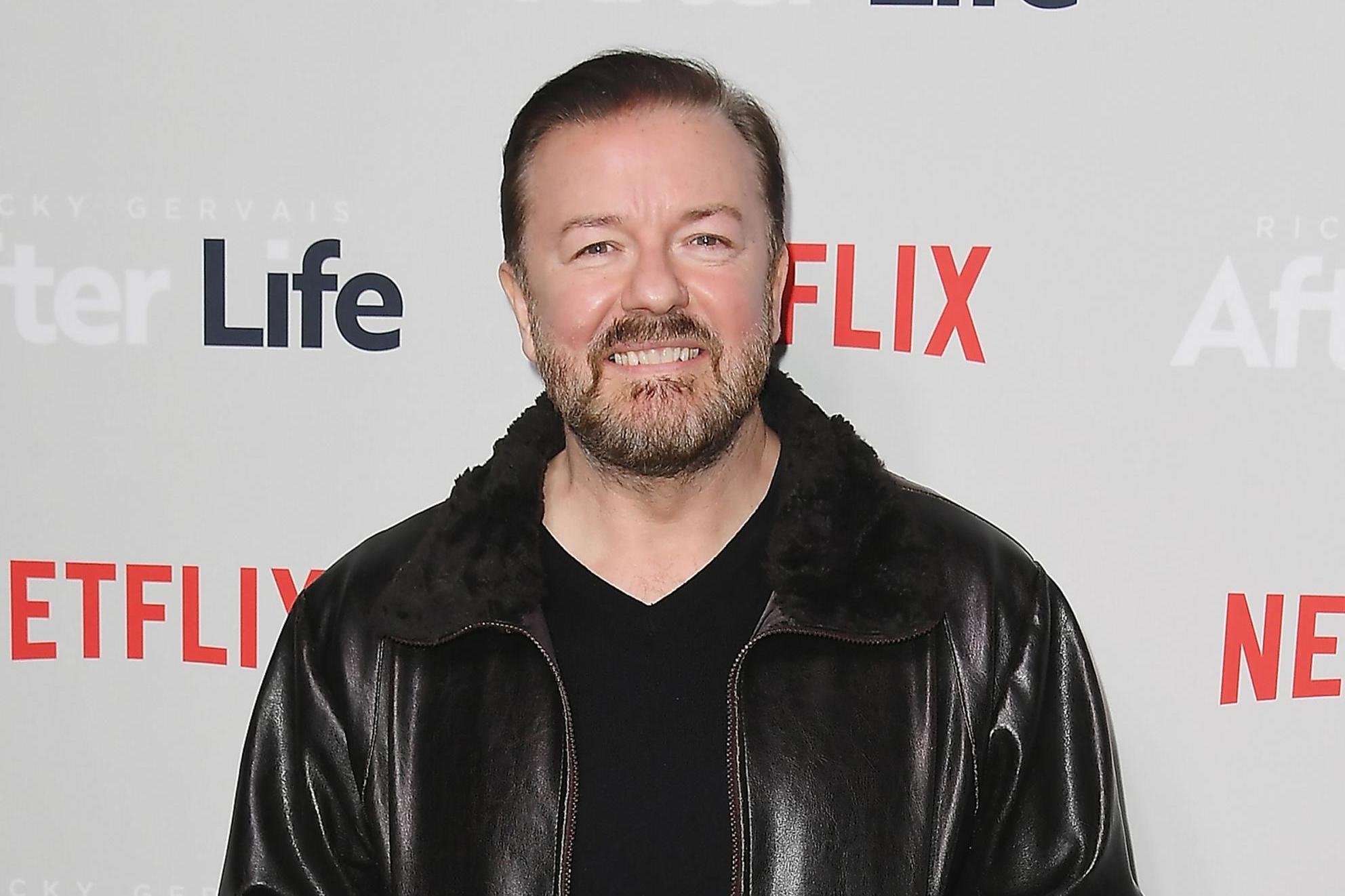 Ricky Gervais discusses 'awful' celebrity rendition of 'Imagine'