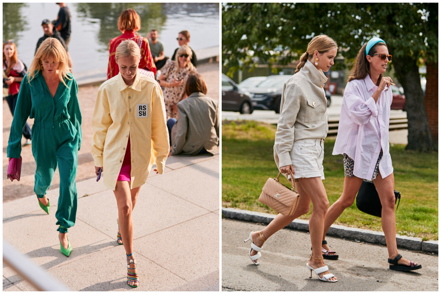 Men's shirts, short skirts: the chicest and simplest summer outfit formula