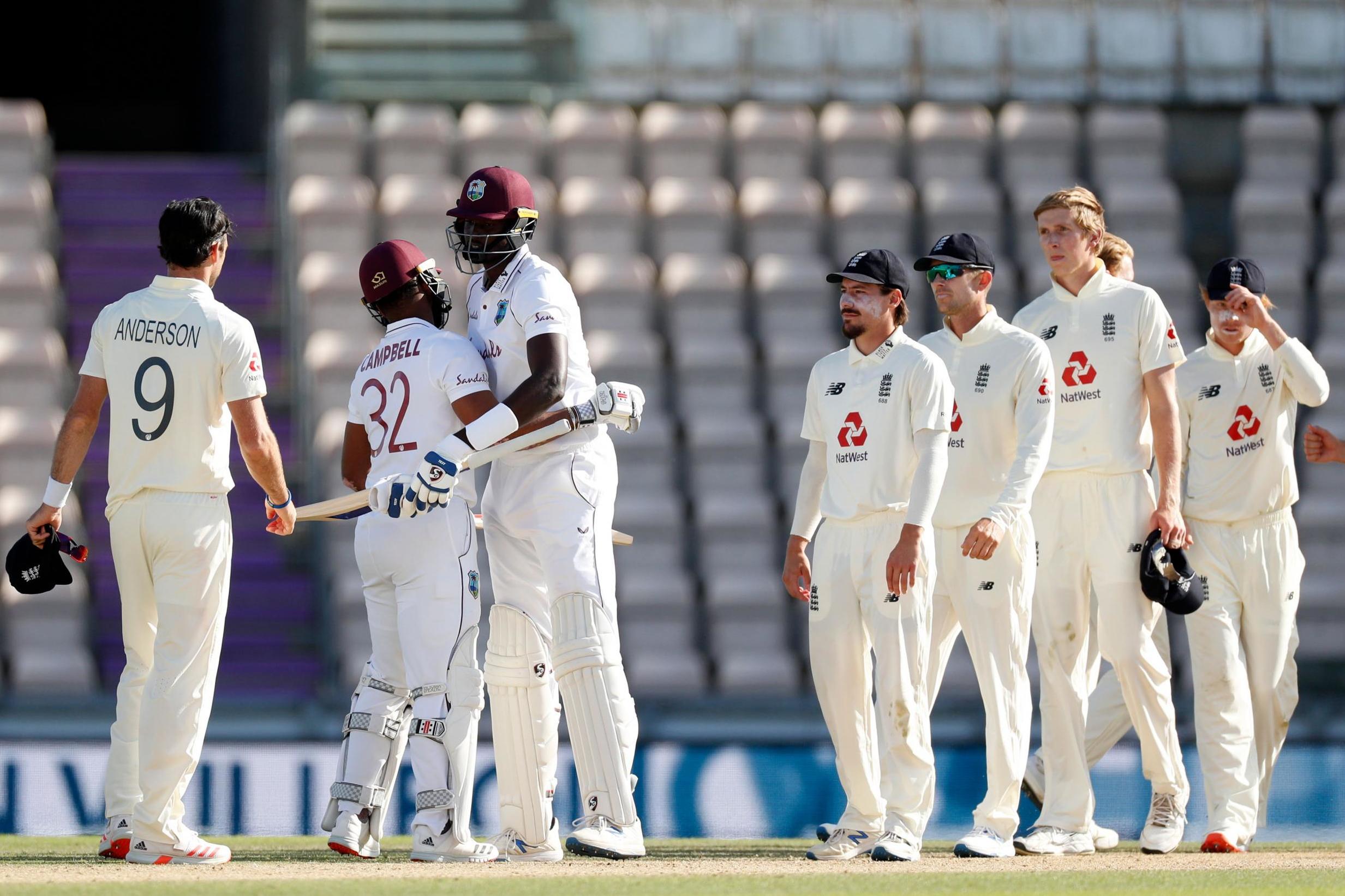 West Indies beat England by four wickets in thrilling First Test