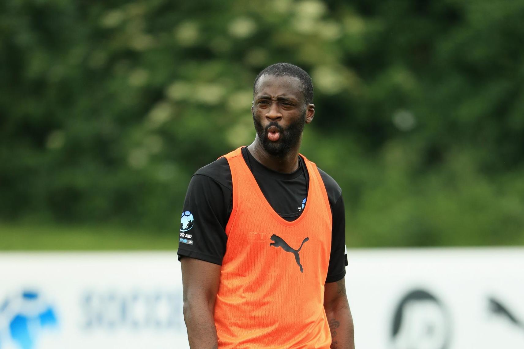 Man City and Barca legend Yaya Toure trains with Leyton Orient