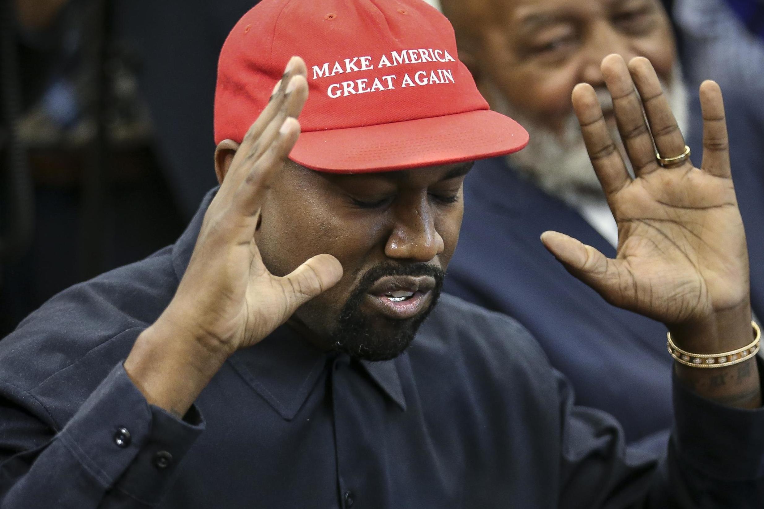 Kanye denies Republican Party paying him to run for president 