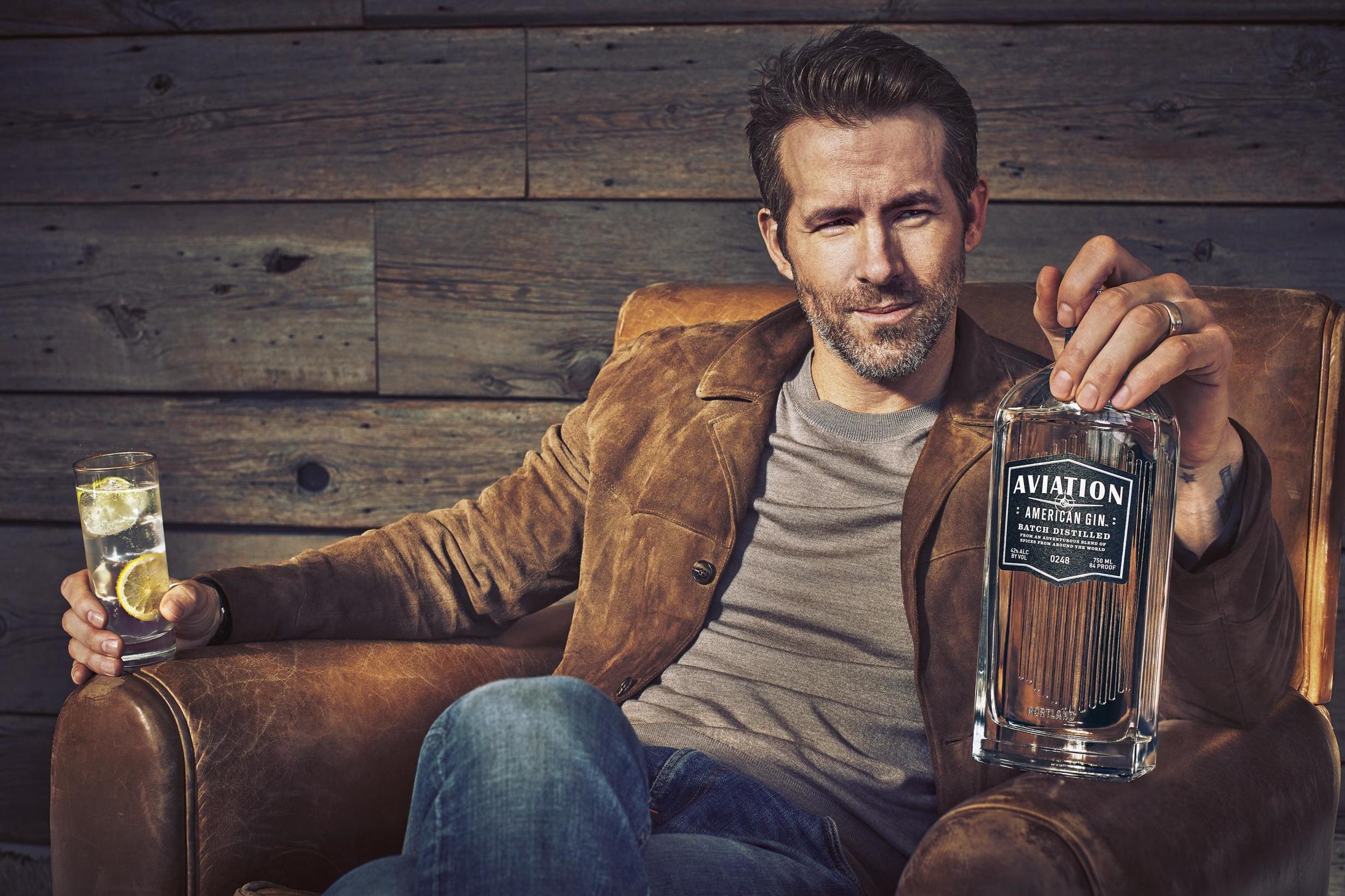 Ryan Reynolds-backed Aviation American Gin to be bought by Diageo