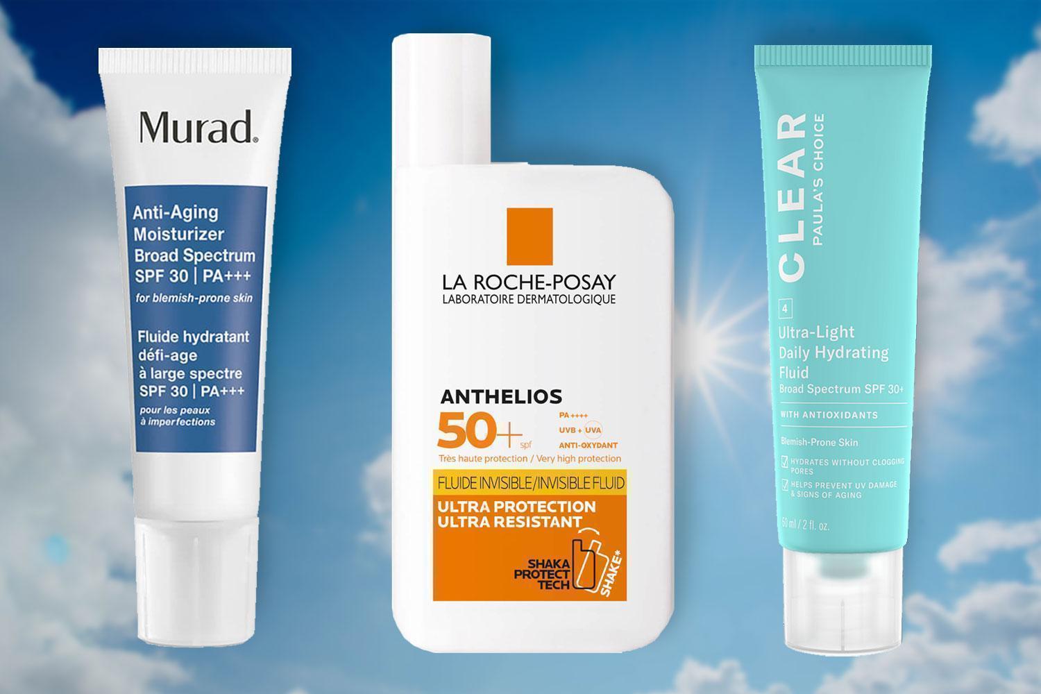 Best facial SPFs for acne prone skin