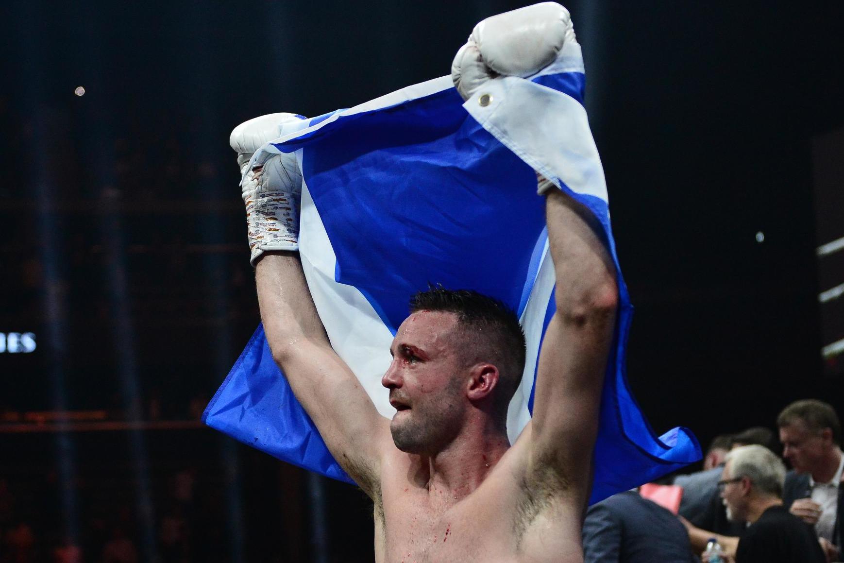 Josh Taylor stops Apinun Khongsong inside first round to retain world light-welterweight titles
