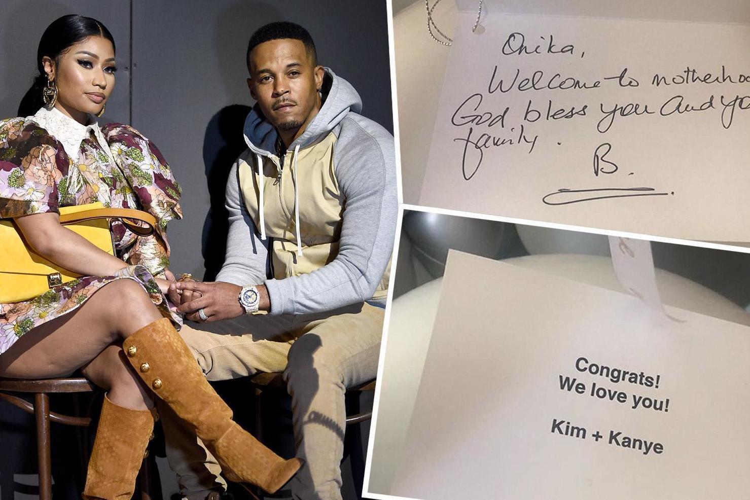 Nicki Minaj confirms arrival of baby boy and shares note from Beyoncé
